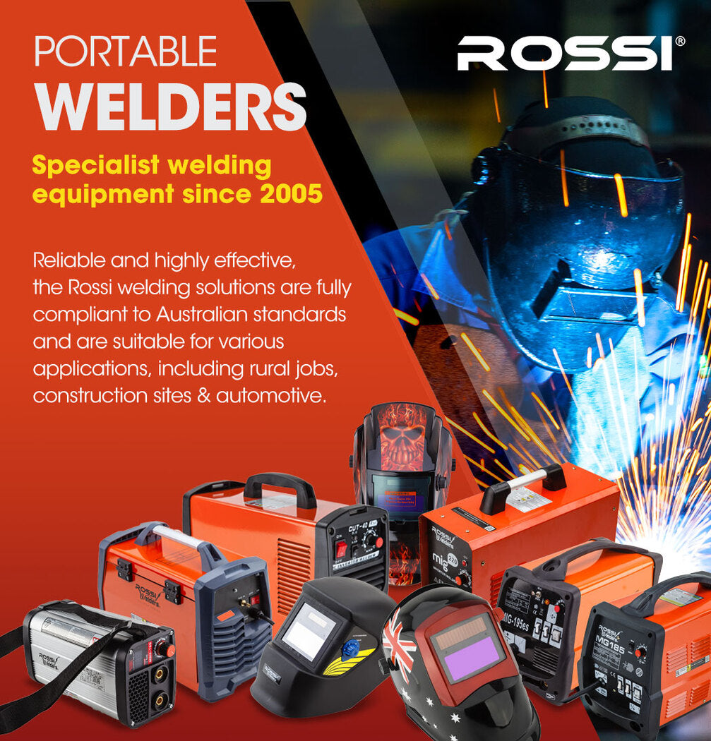 Rossi 250 Amp Portable Welder MMA ARC Stick DC iGBT Inverter 15A Plug