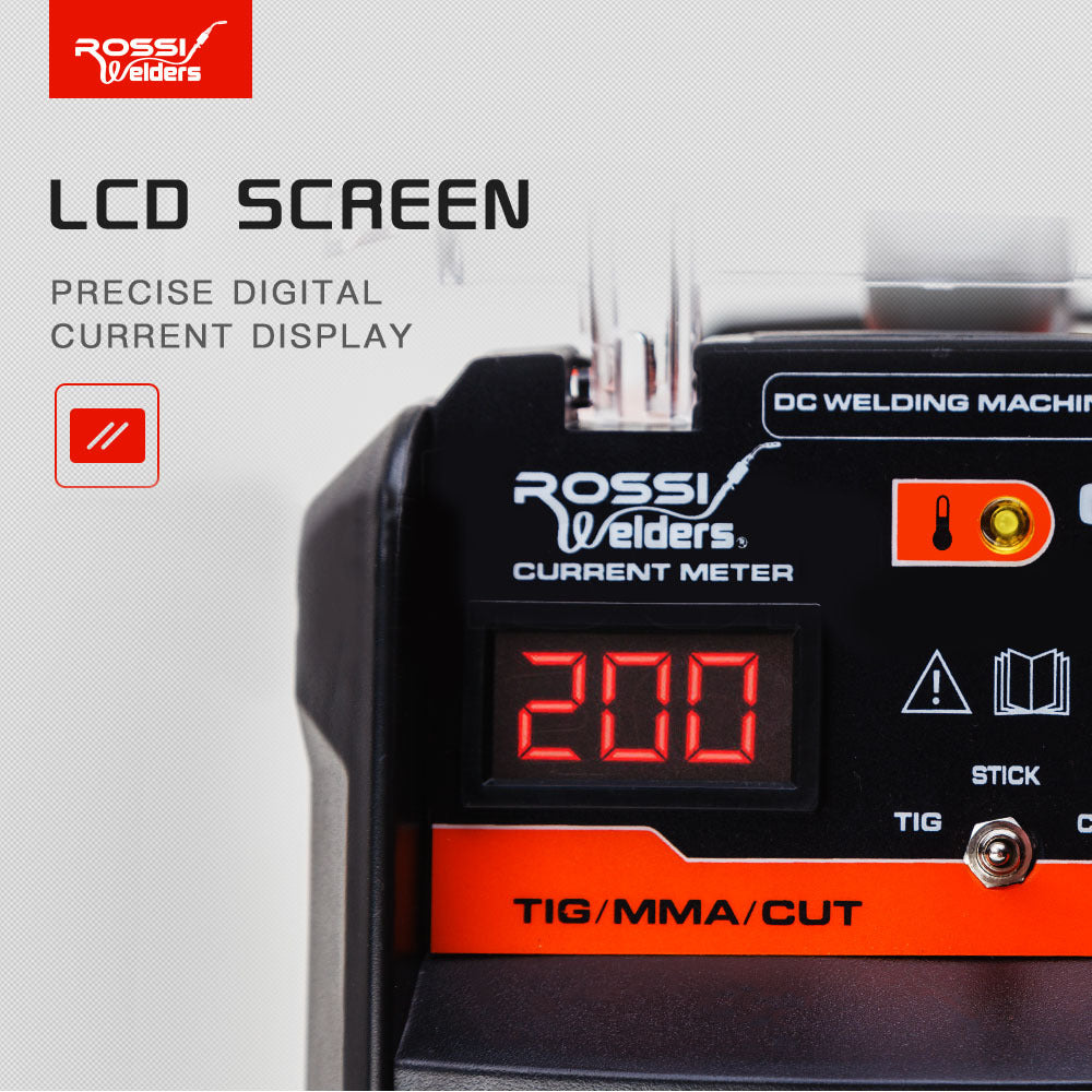 ROSSI CT-620iS TIG/MMA Plasma Cutter Portable Inverter Welder Welding