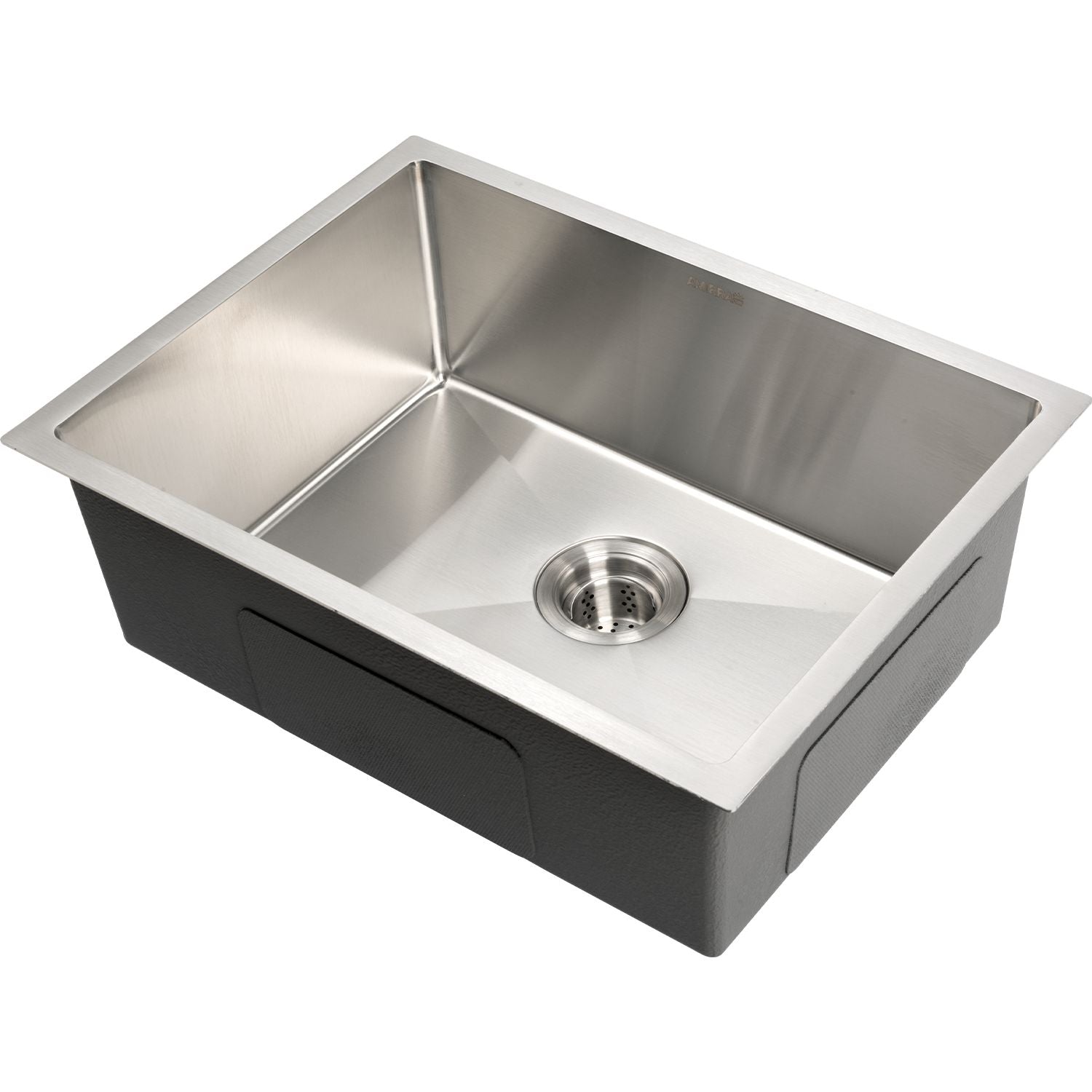 AMIRRA Kitchen Stainless Steel Sink 440mm x 340mm with Nano Coating (Silver Black)