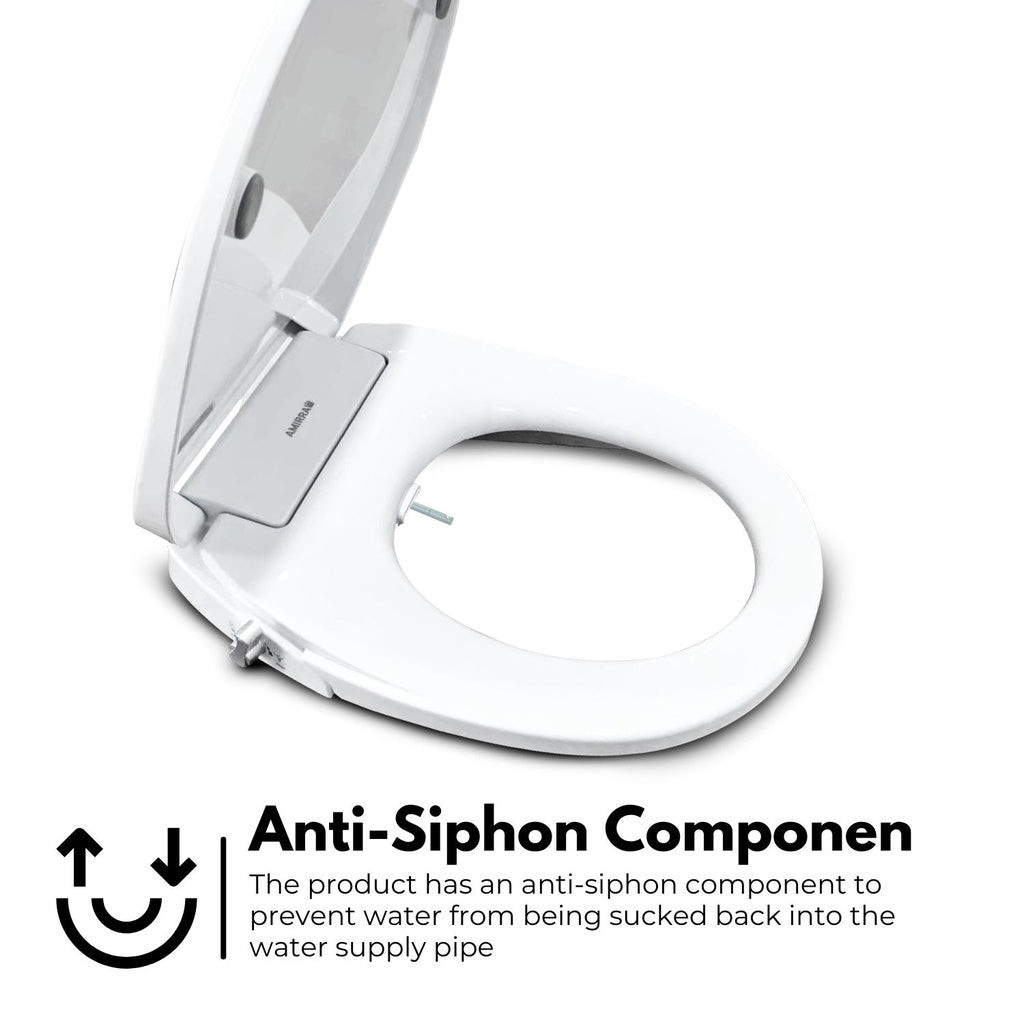 Adjustable Non-electric Bidet Seat, Wide Compatibility - Amirra