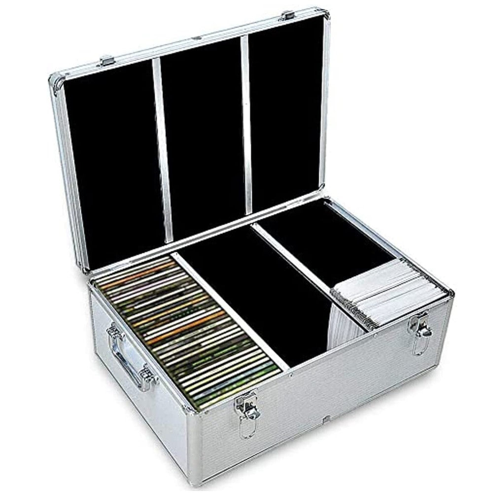 EKKIO Aluminium CD Case with 510 Discs Storage
