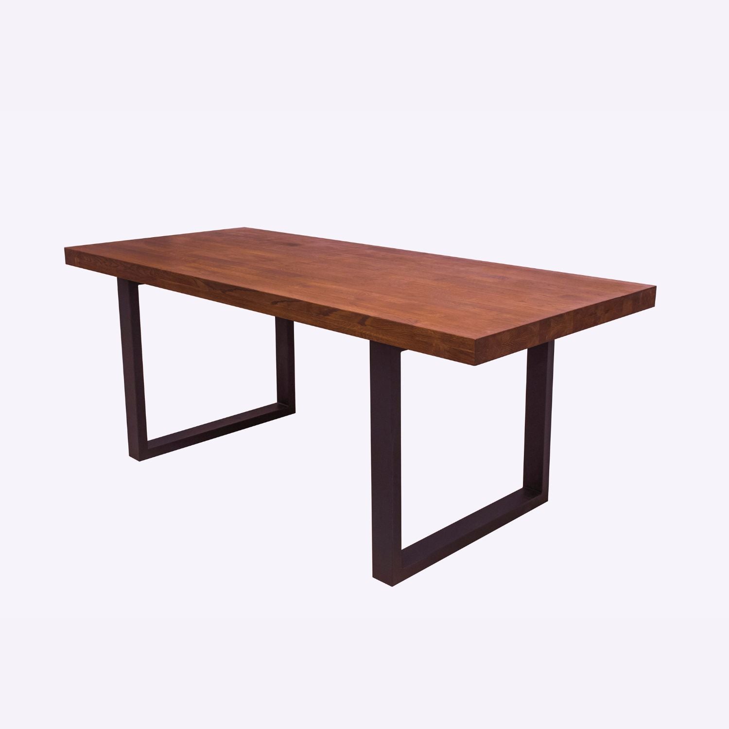 EKKIO 2x Rectangle Iron Table Legs 40 x 30cm (Black)