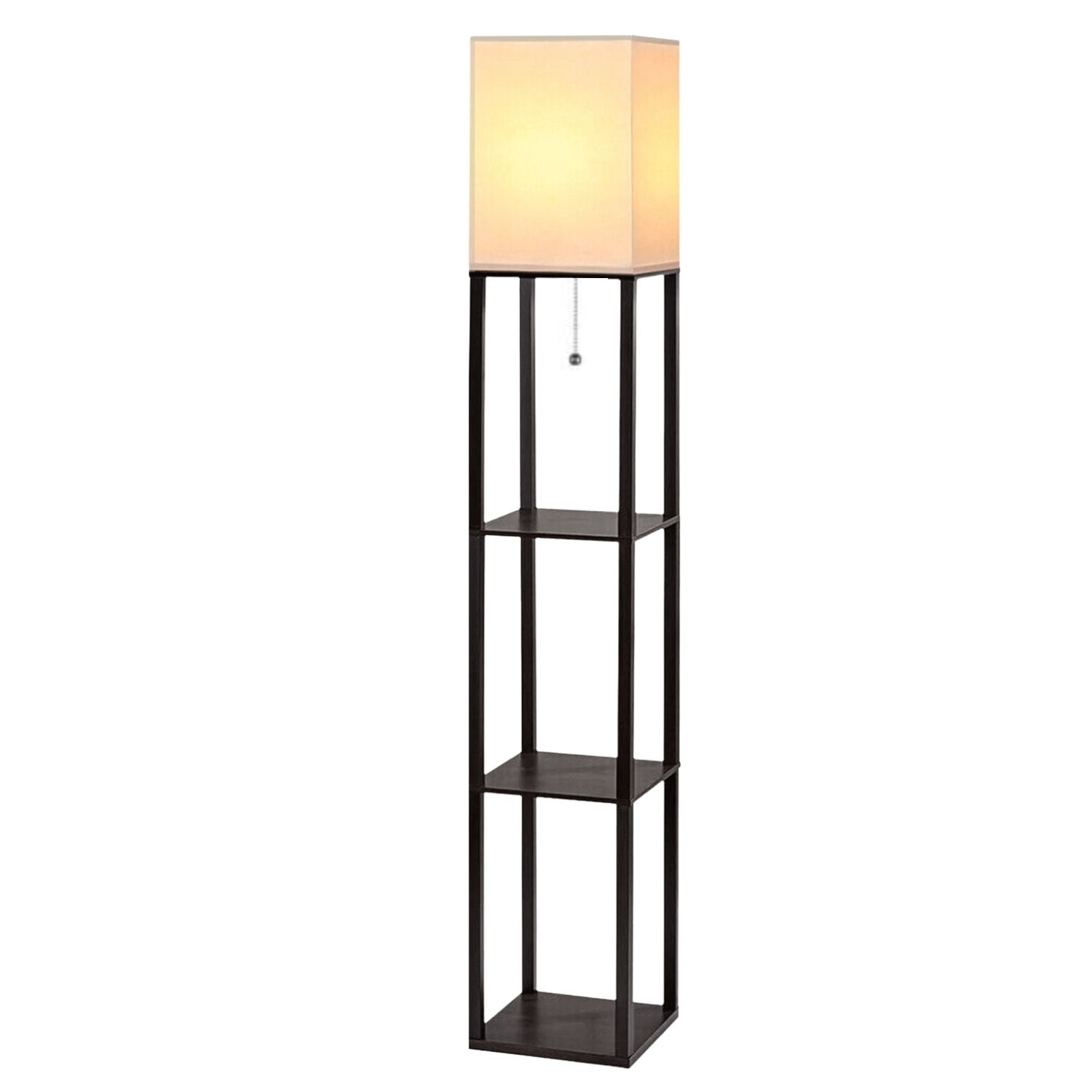 EKKIO Frameless Floor Vintage Lamp Shelf 160CM (Black)
