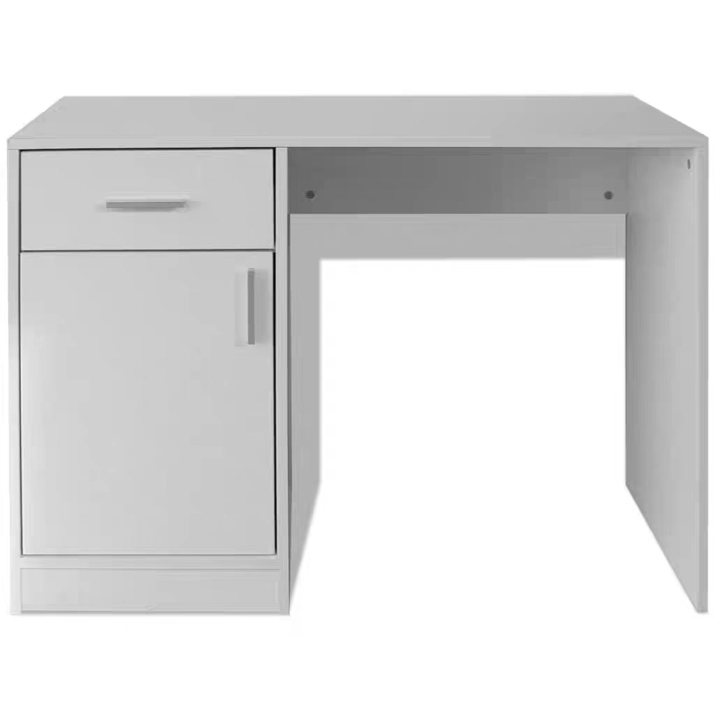 EKKIO Office Computer Desk with 1 Drawer (White)
