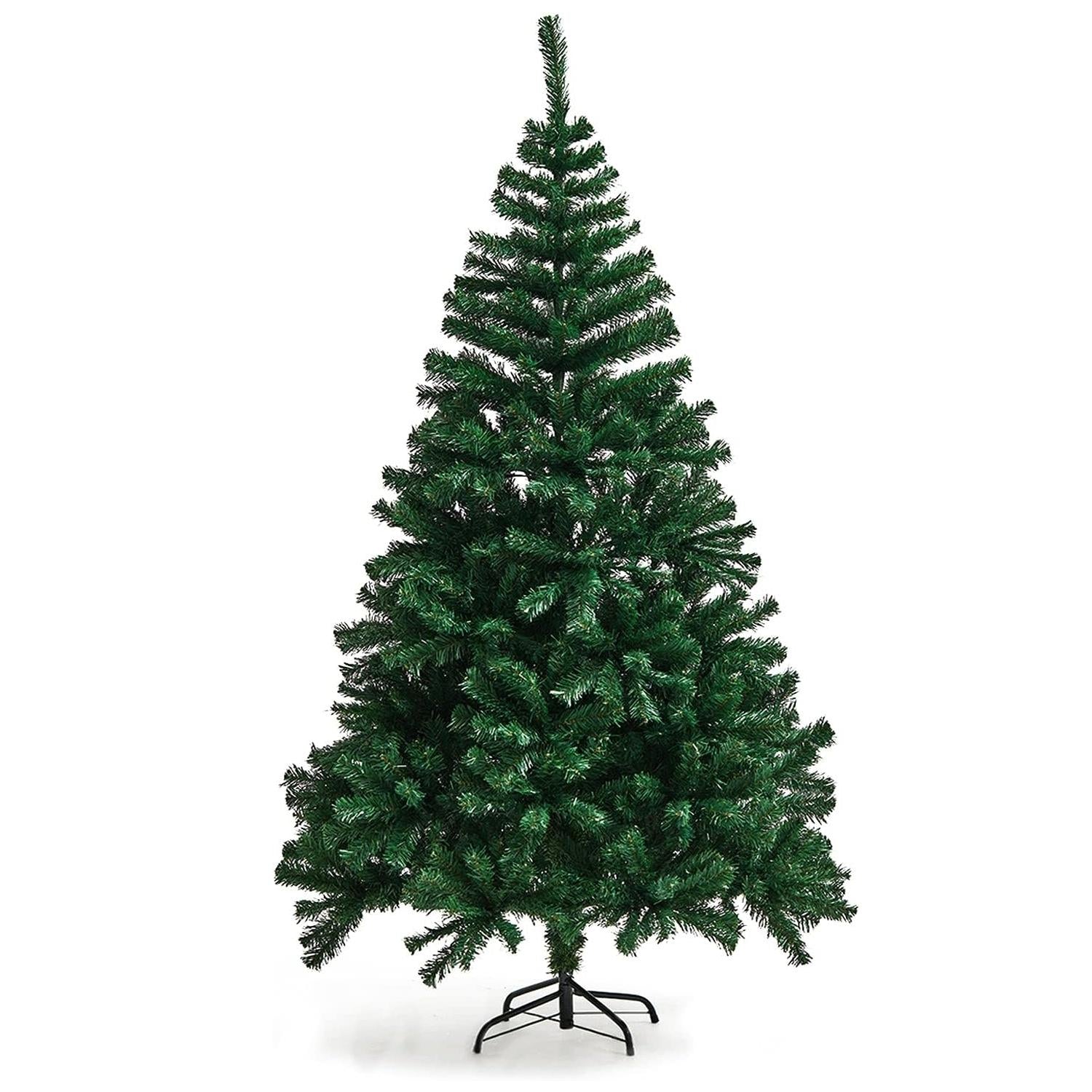 Thick 1.8m PVC Artificial Christmas Tree with 250 LED Lights