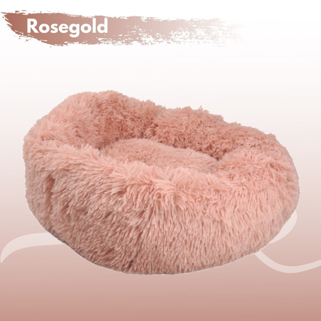 FLOOFI XL 100CM Round Pet Bed (Pink)