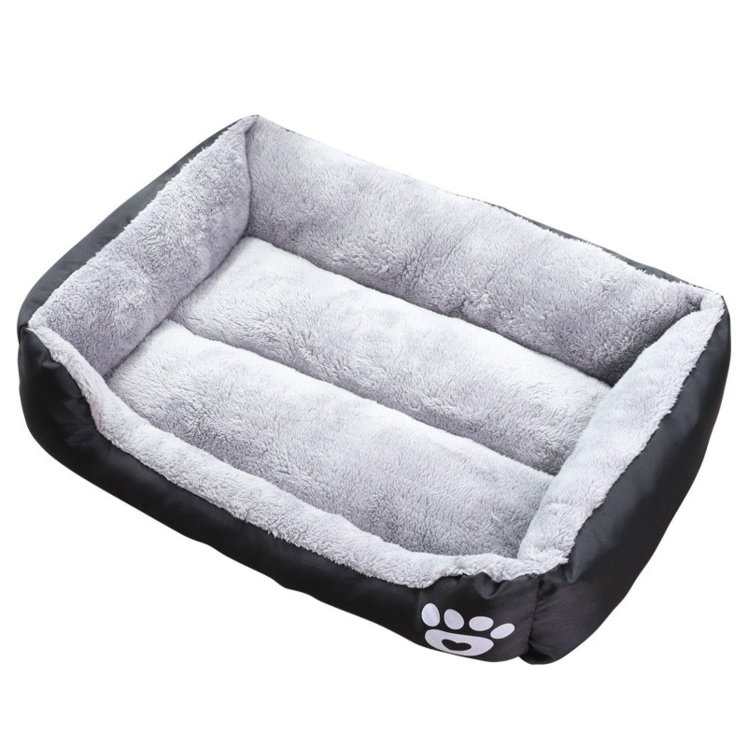 Floofi Pet Bed Square XL Size (Black)