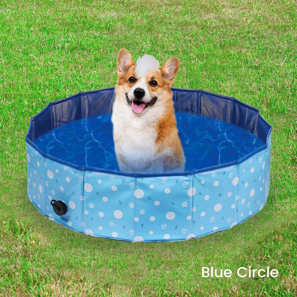 Floofi Pet Pool 120cm*30cm XL Blue Circle
