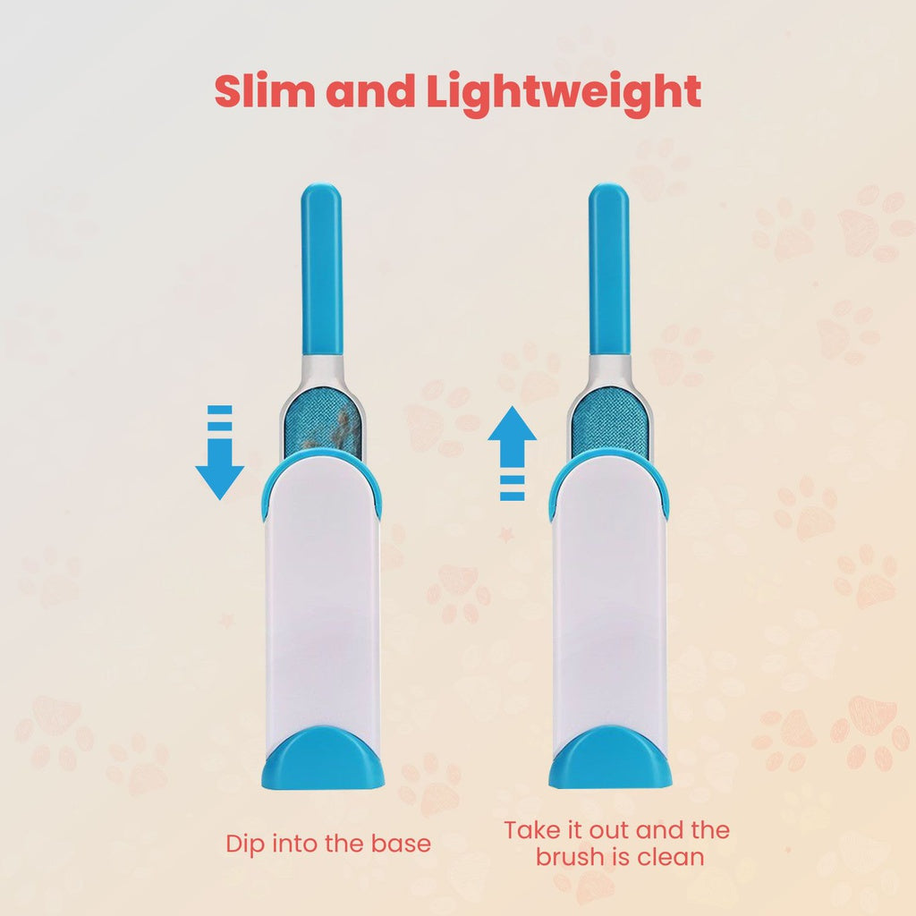 Slim Innovative 3-in-1 Pet Hair Remover Brush – Floofi