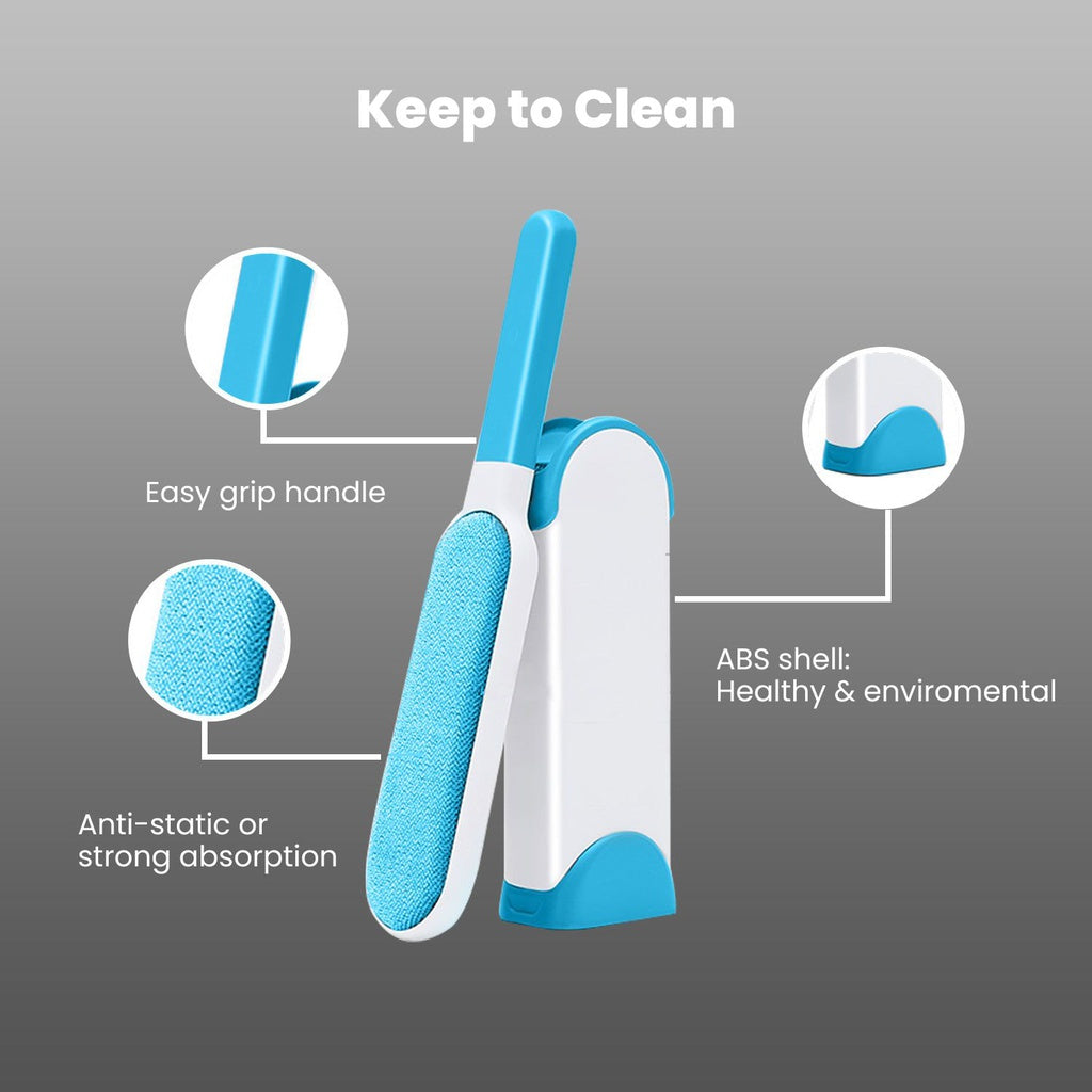 Slim Innovative 3-in-1 Pet Hair Remover Brush – Floofi