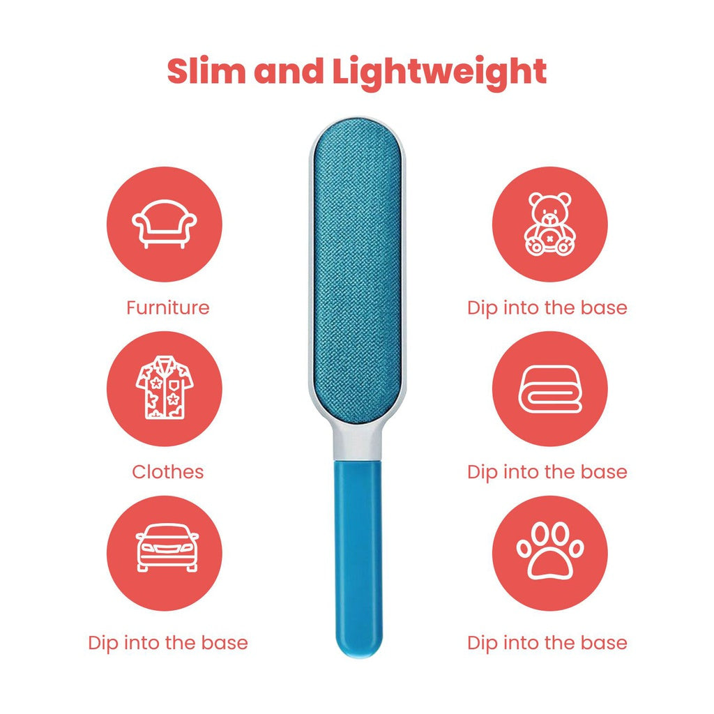 Slim Innovative 3-in-1 Pet Hair Remover Brush – Floofi