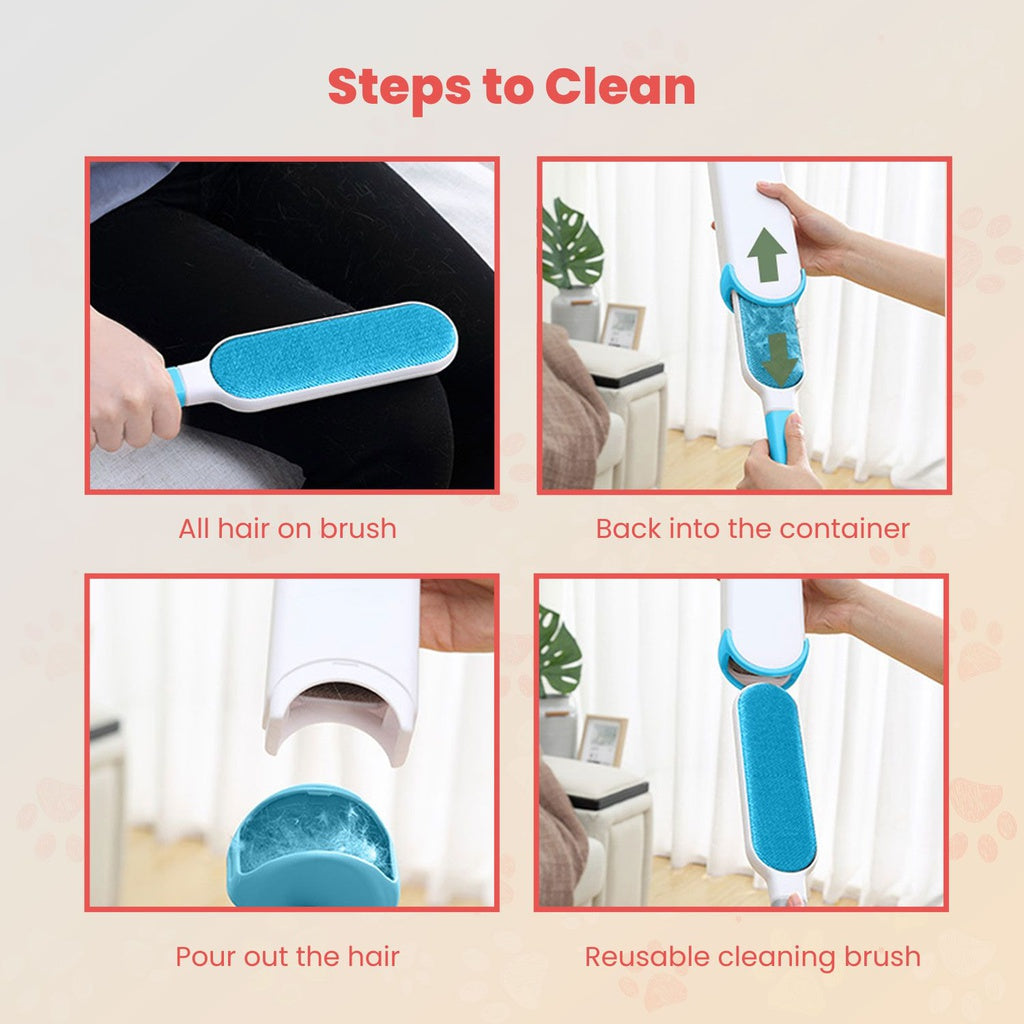 Slim Innovative 3-in-1 Pet Hair Remover Brush – Floofi