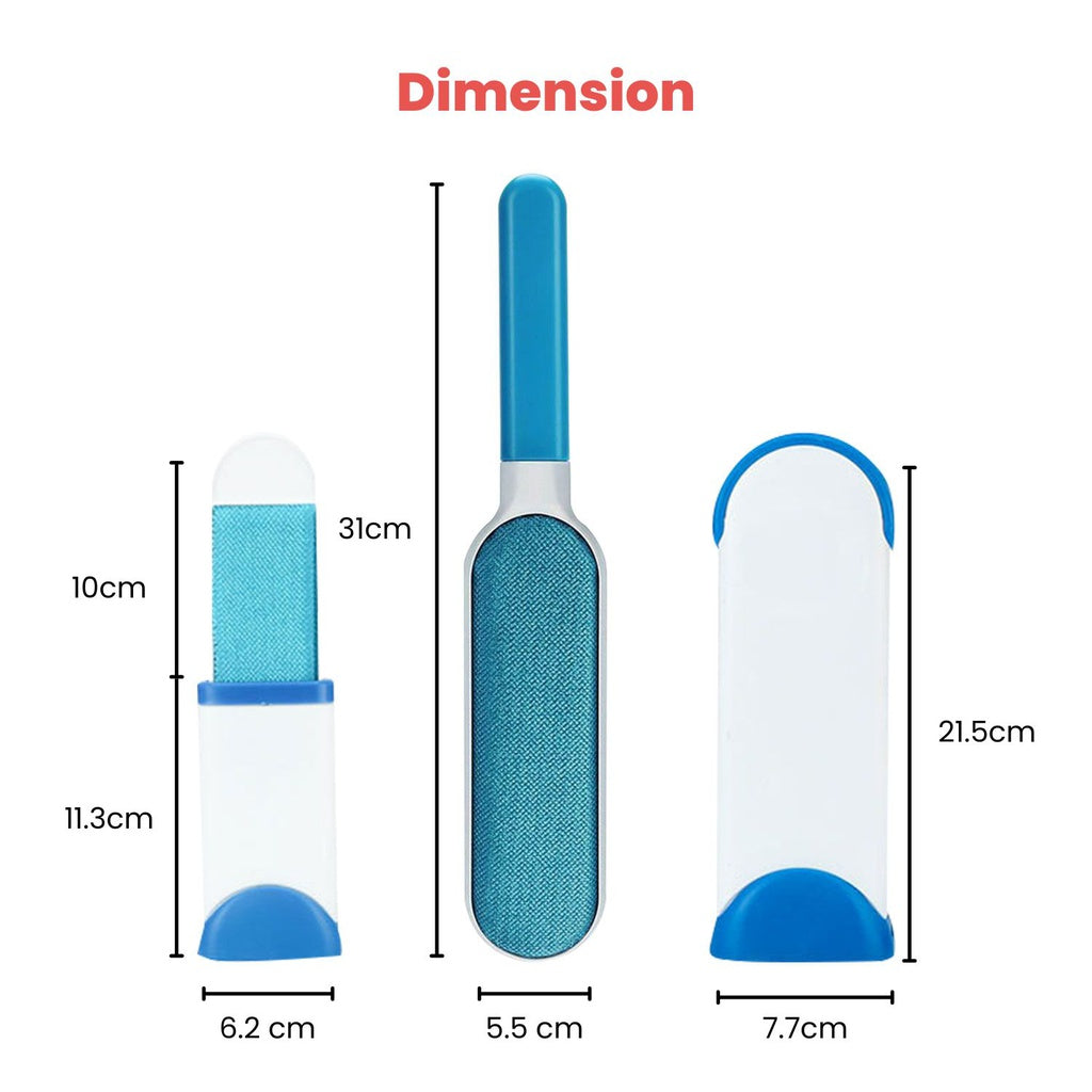 Slim Innovative 3-in-1 Pet Hair Remover Brush – Floofi