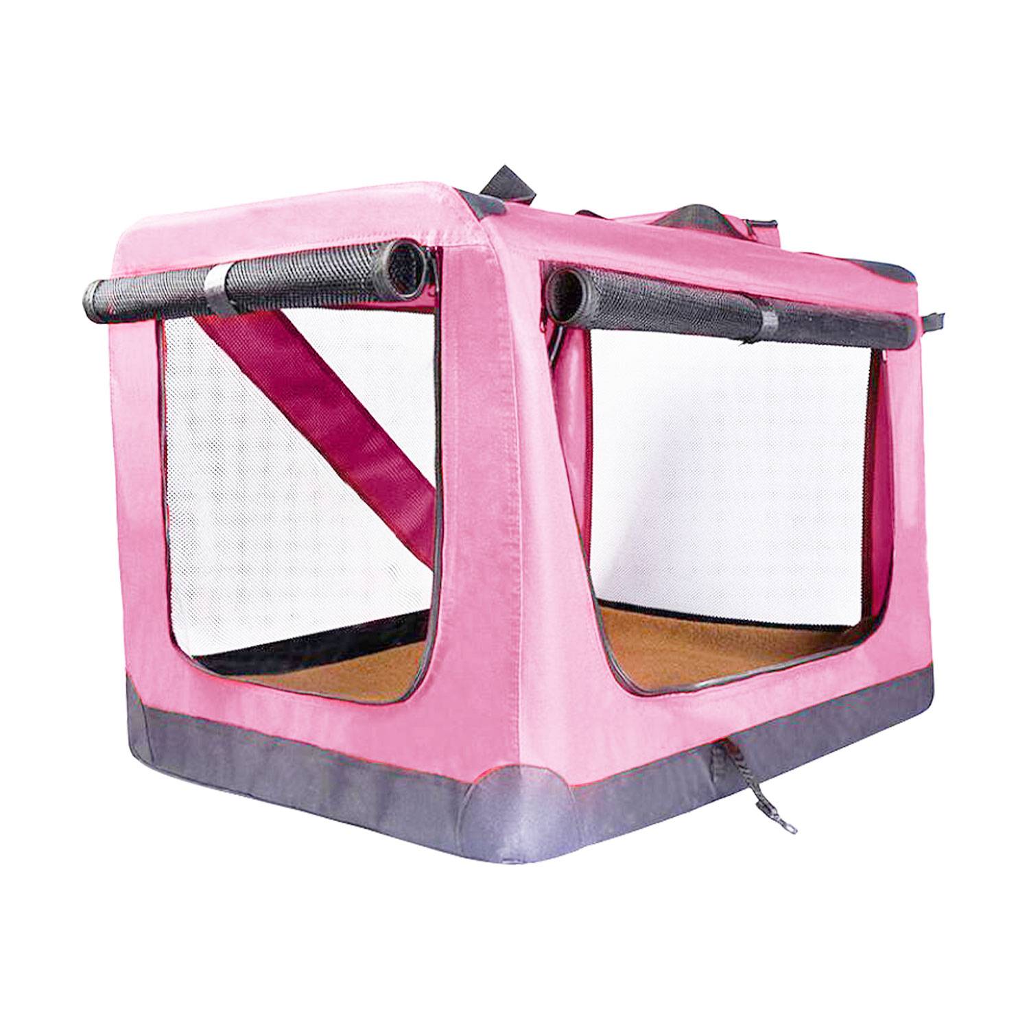 FLOOFI Portable Pet Carrier-Model 1-M Size (Pink)