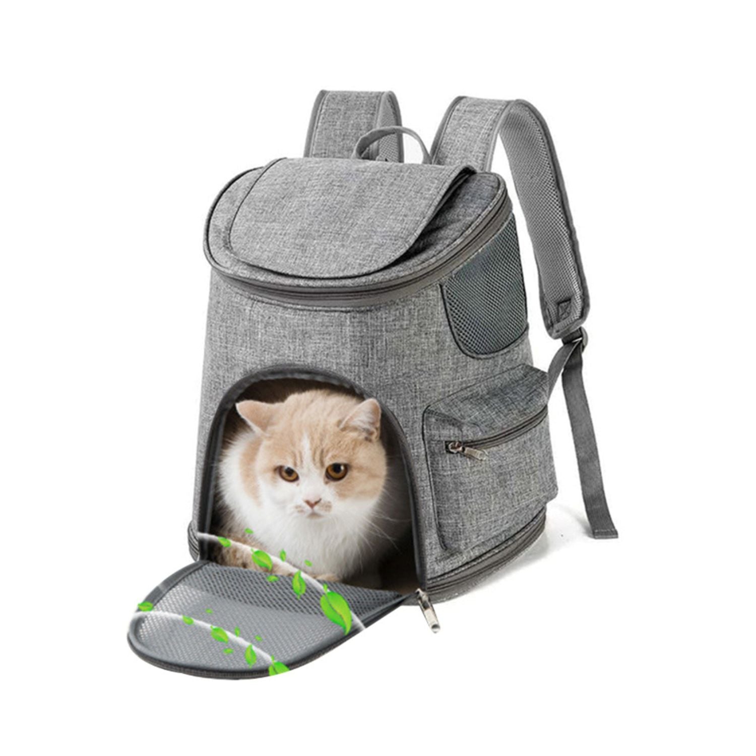 Floofi Pet Backpack -Model 2 (Grey)