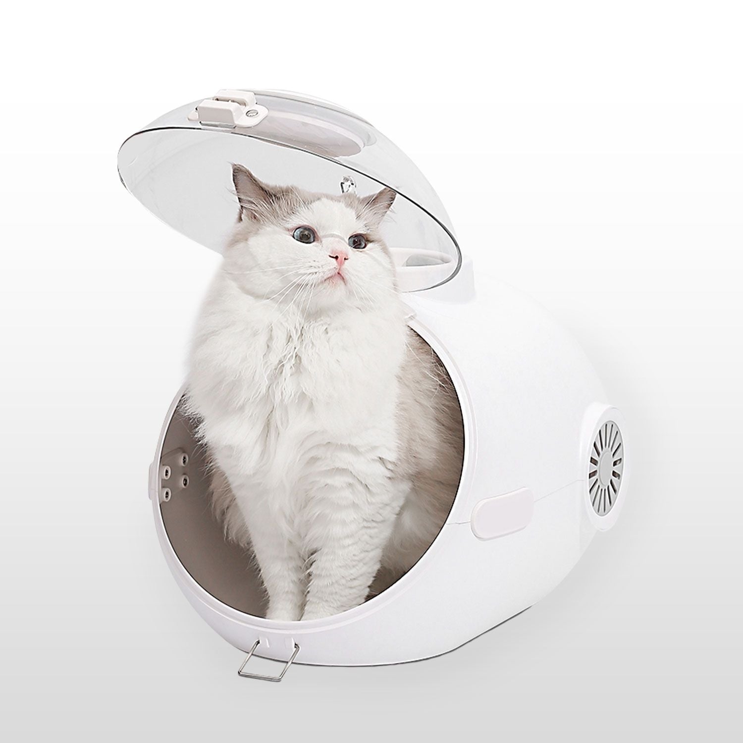 FLOOFI Smart Pet Carrier (White)