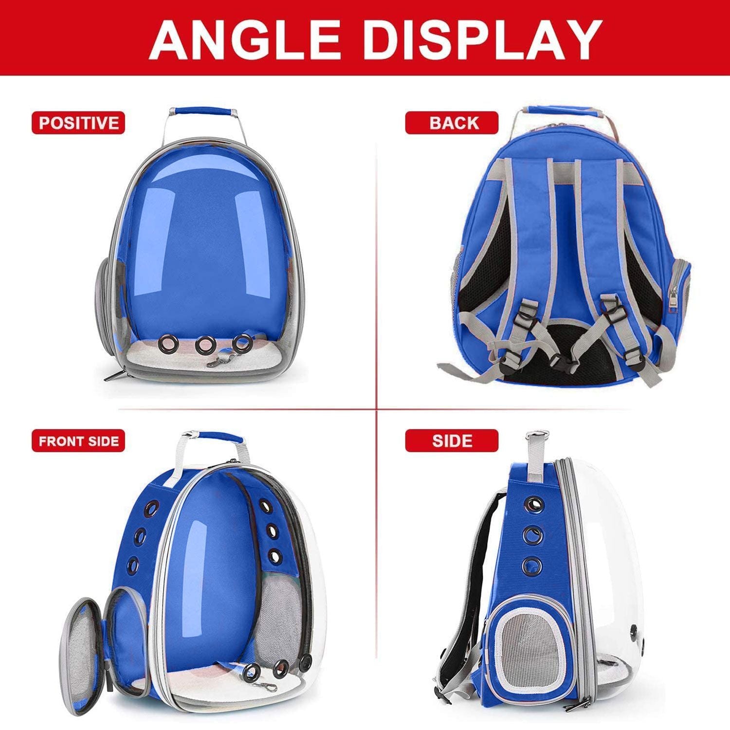Floofi Space Capsule Backpack - Model 1 (Blue)