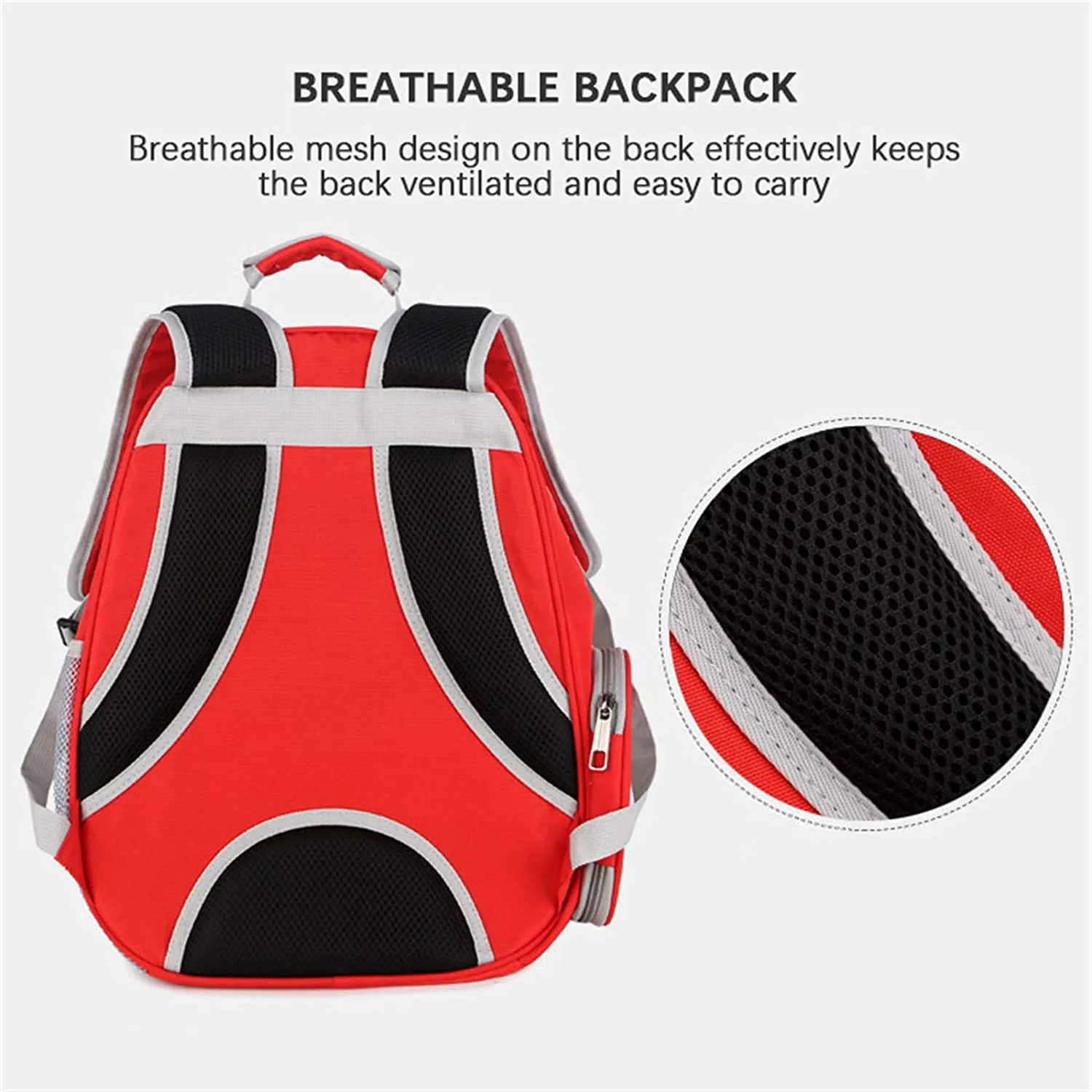 Floofi Expandable Space Capsule Backpack - Model 1 (Red)