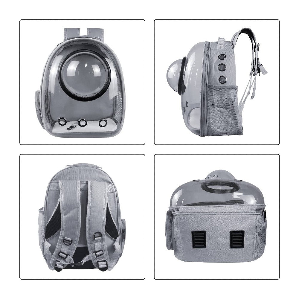 Floofi Space Capsule Backpack - Model 2 (Grey)