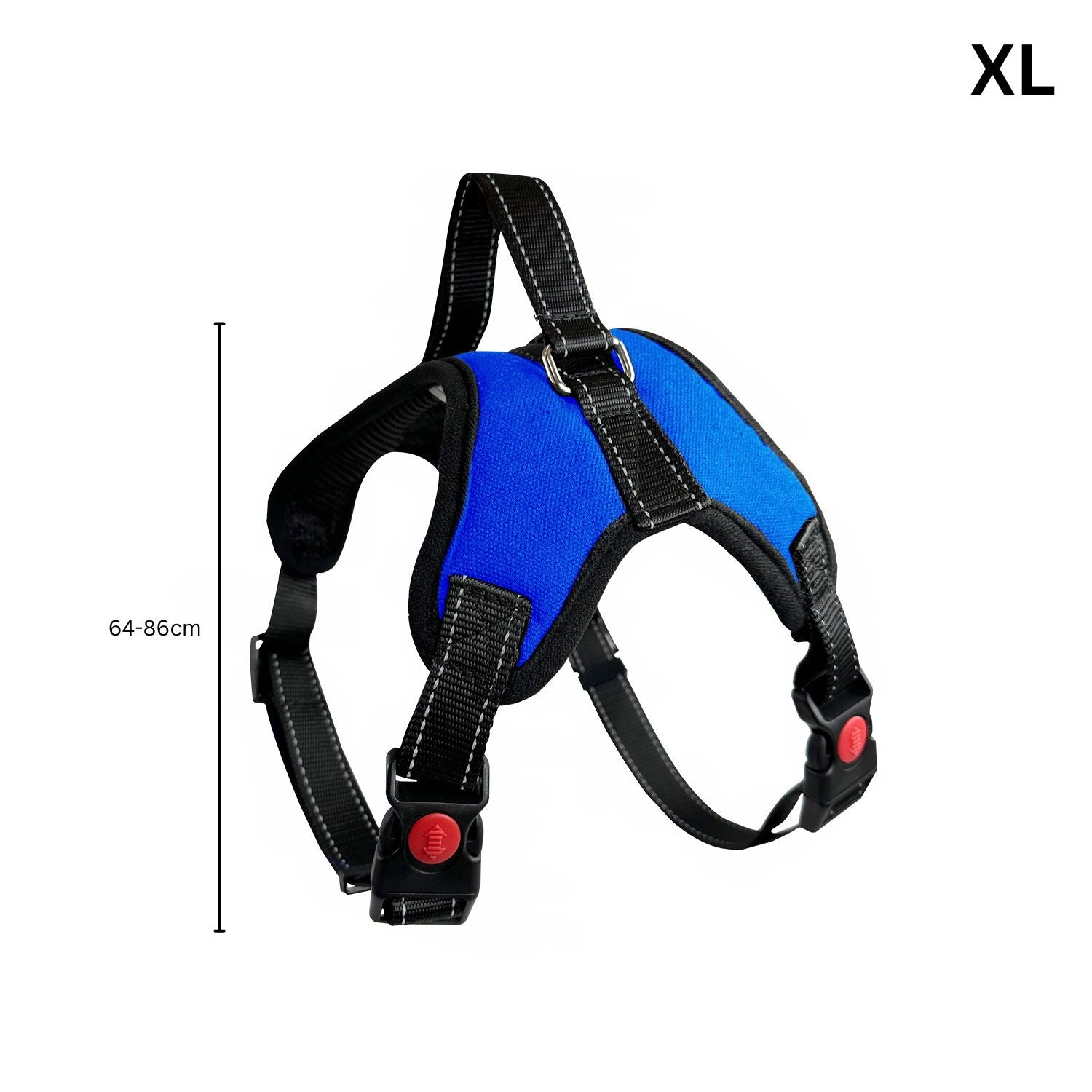 FLOOFI Dog Harness XL Size (Blue)