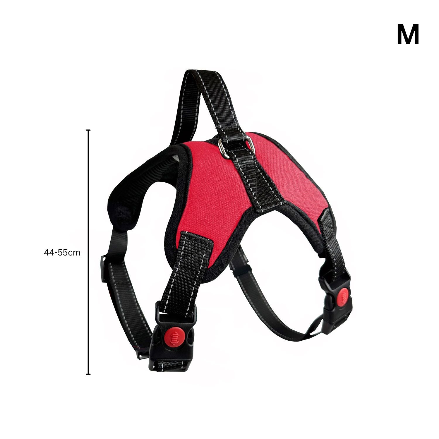 FLOOFI Dog Harness M Size (Red)