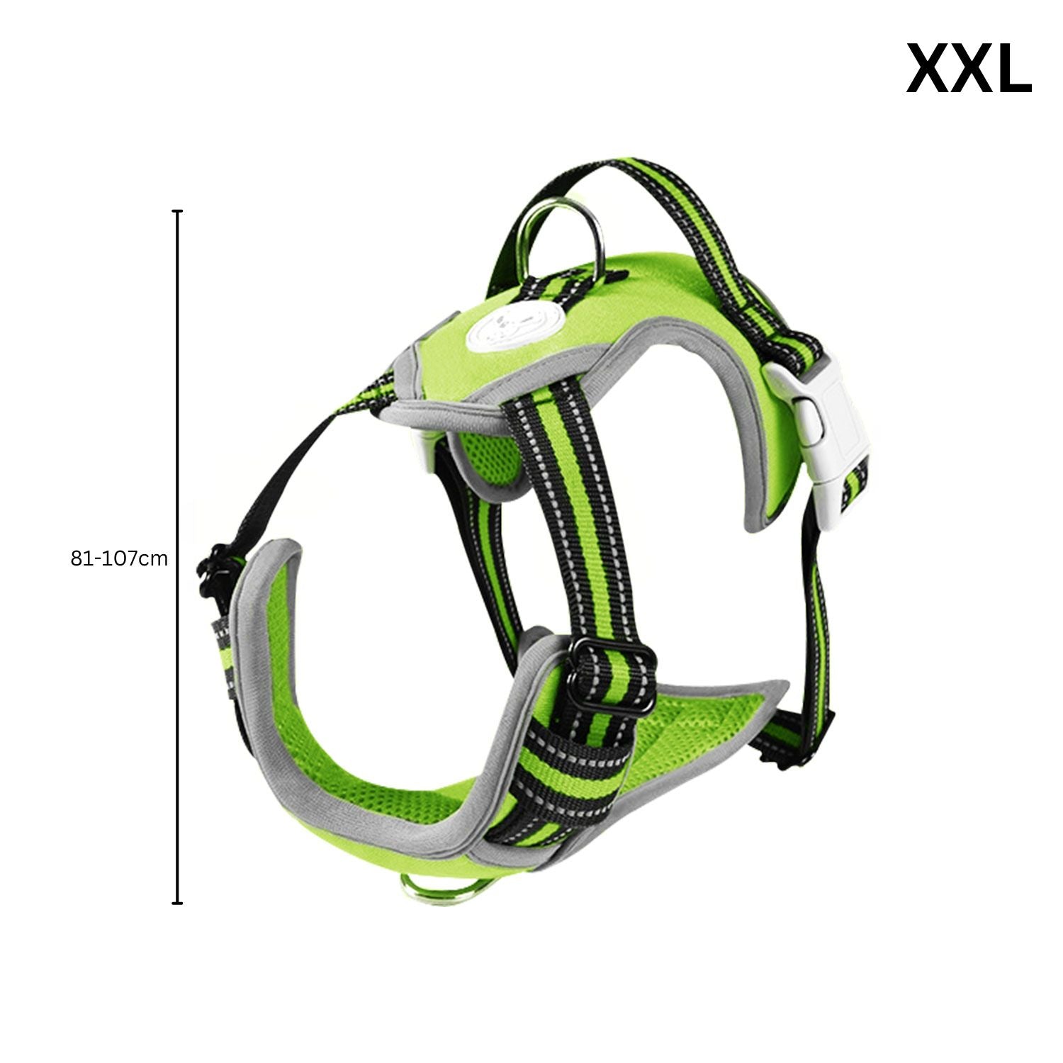 FLOOFI Dog Harness Vest XXL Size (Green)