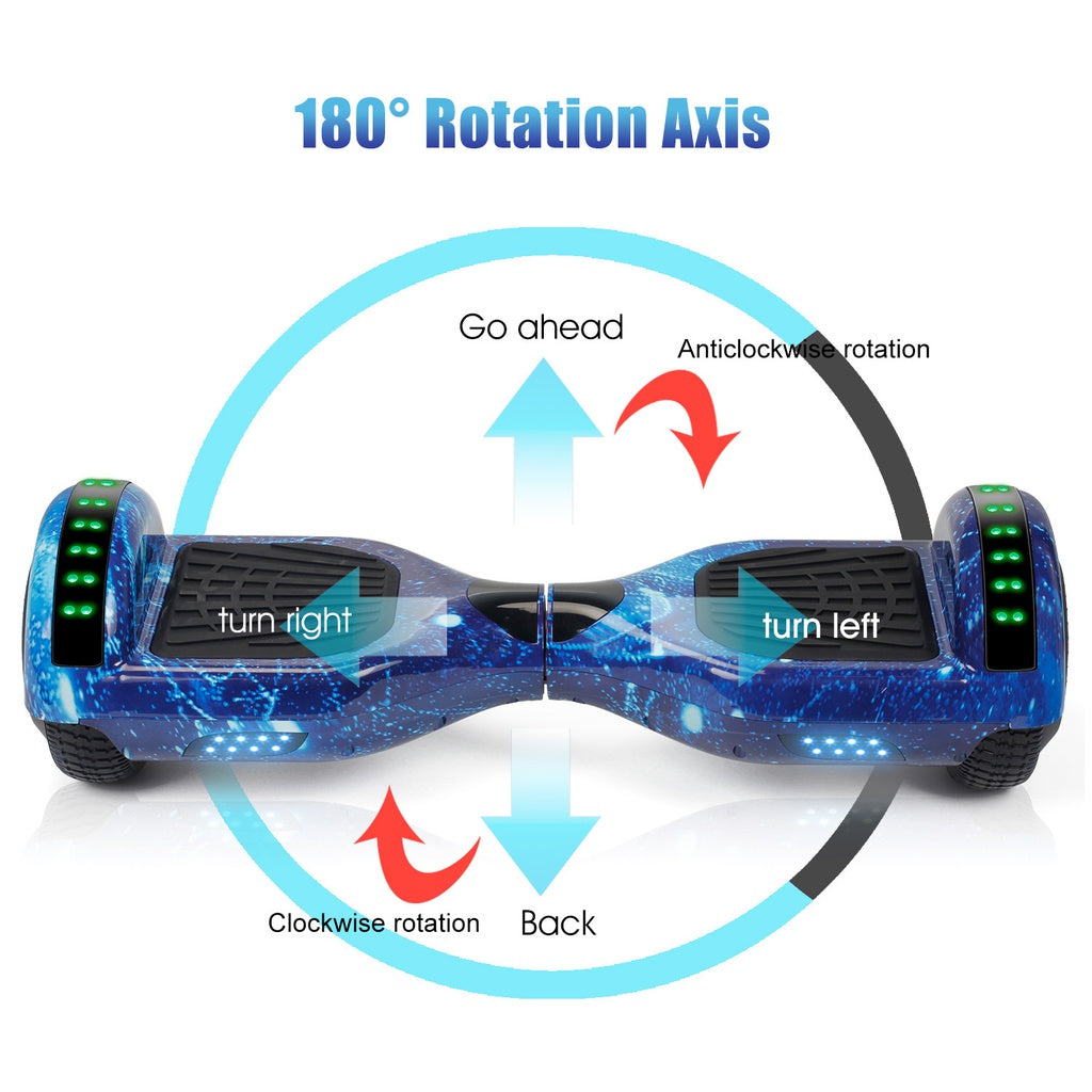 Bluetooth Hoverboard, Lithium-Ion, Anti-Slip Footpads - Funado