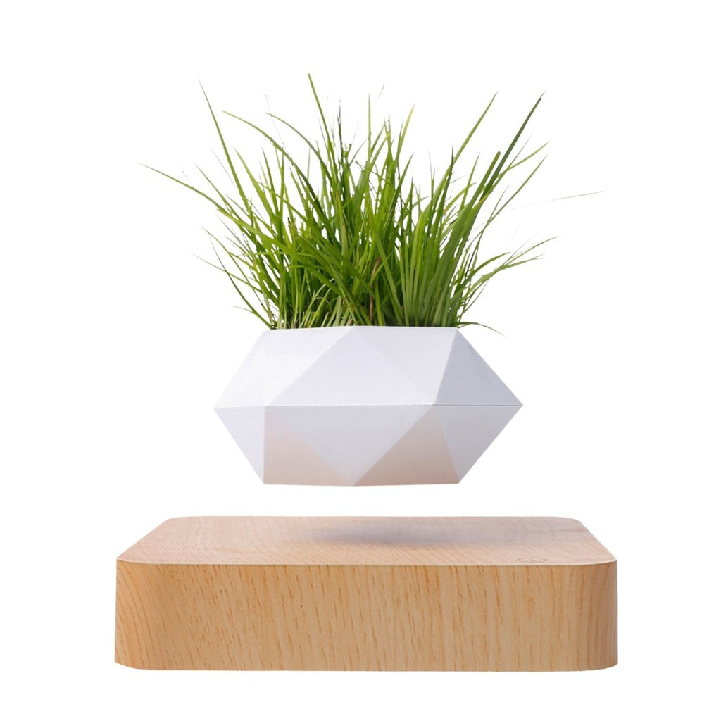 Magnetic Levitating Plant Pot Set, Geometric - GOMINIMO