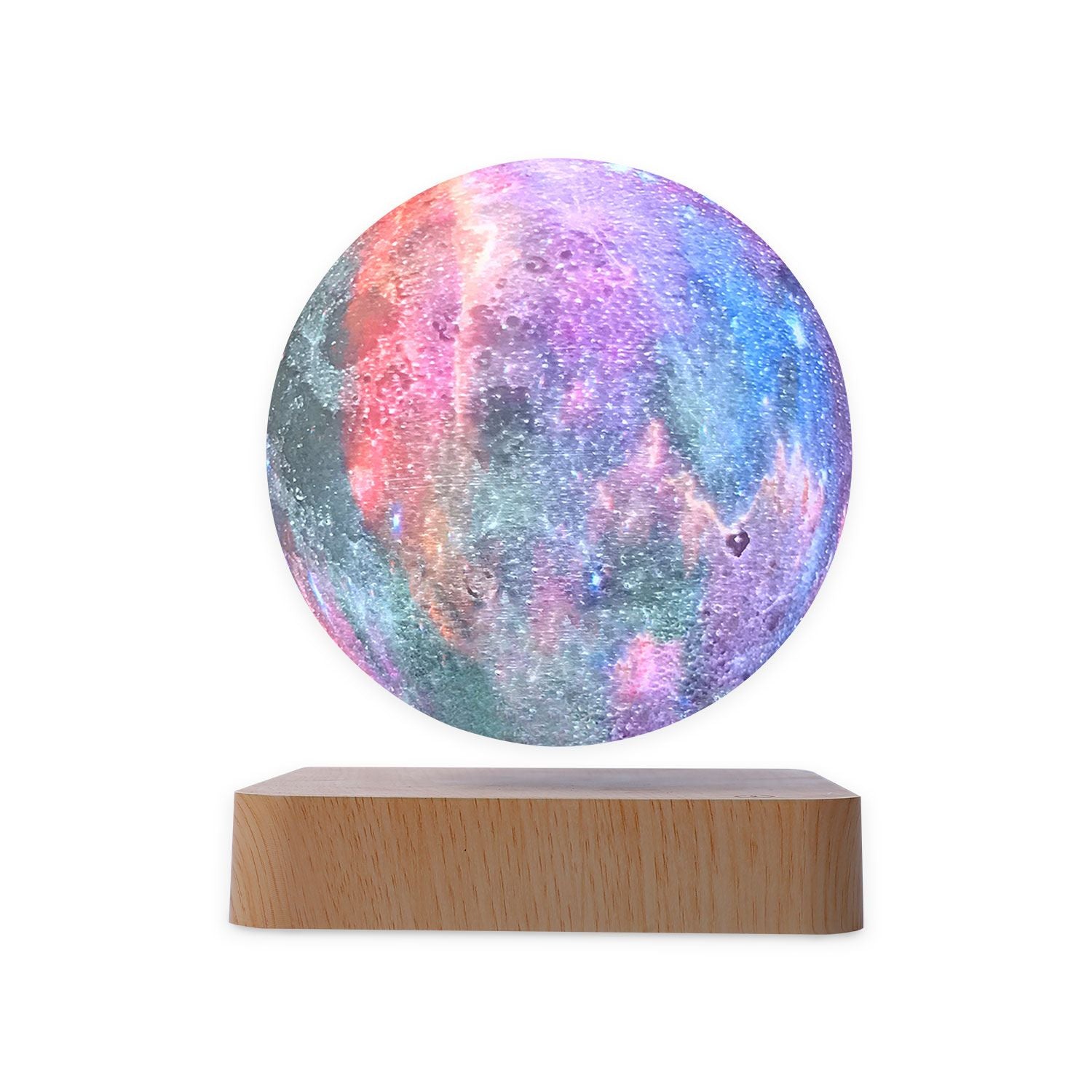 16-Color Magnetic Levitating Moon Light with Remote - GOMINIMO