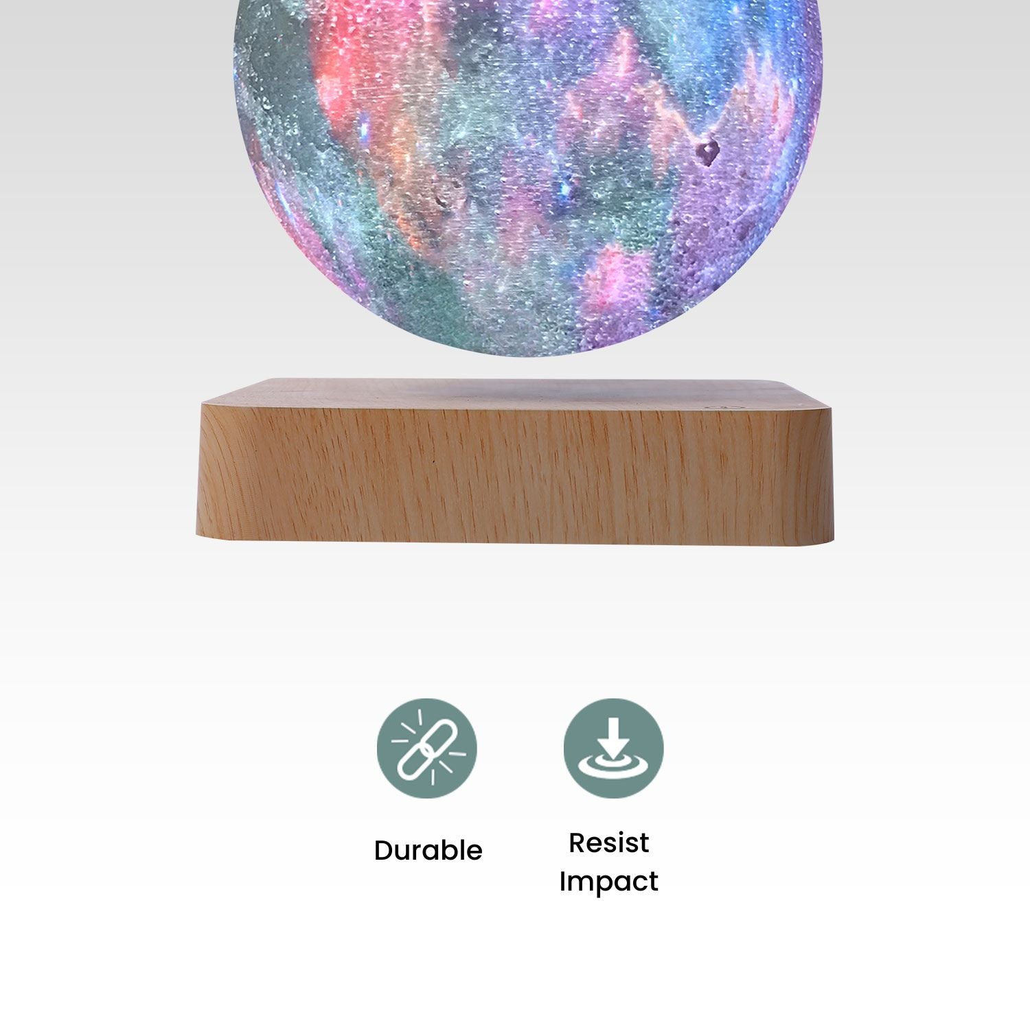 16-Color Magnetic Levitating Moon Light with Remote - GOMINIMO