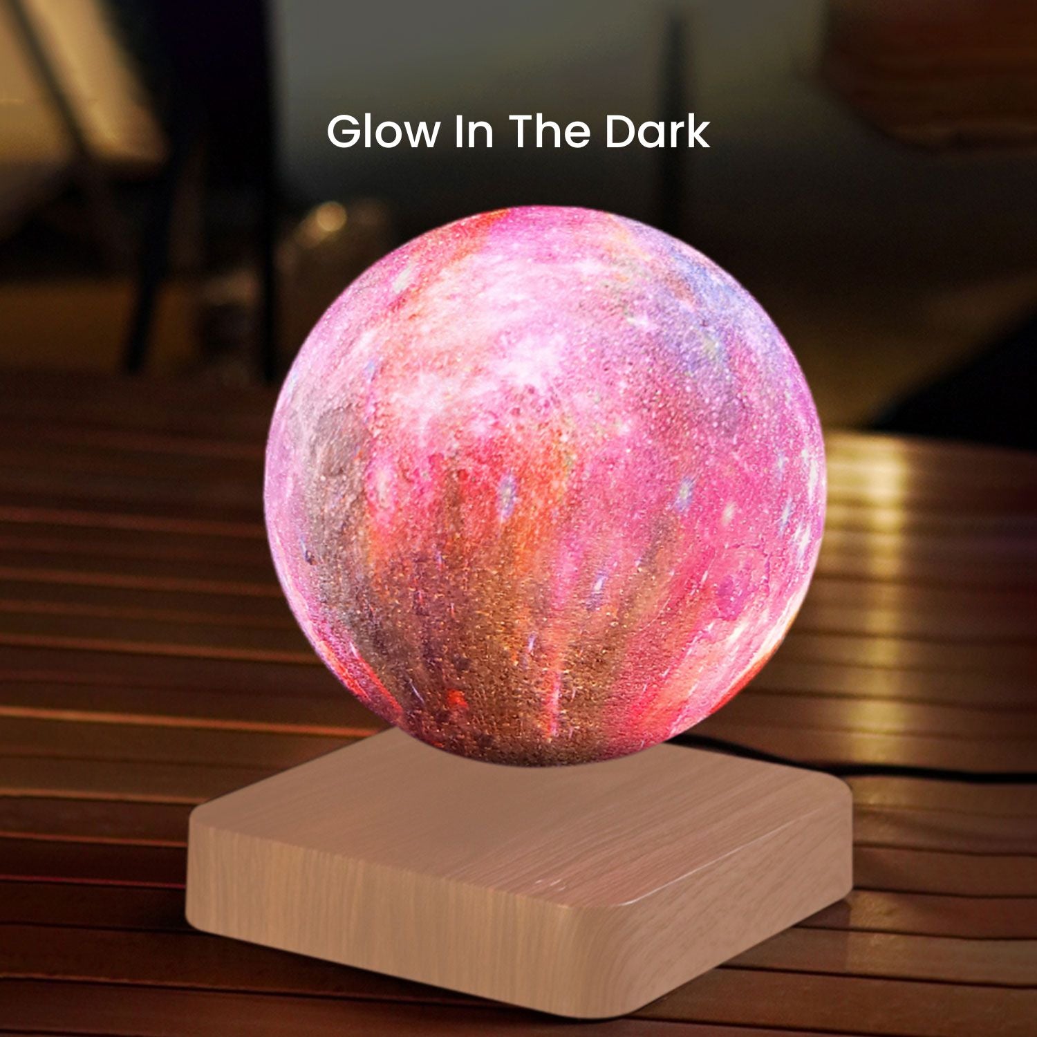 16-Color Magnetic Levitating Moon Light with Remote - GOMINIMO