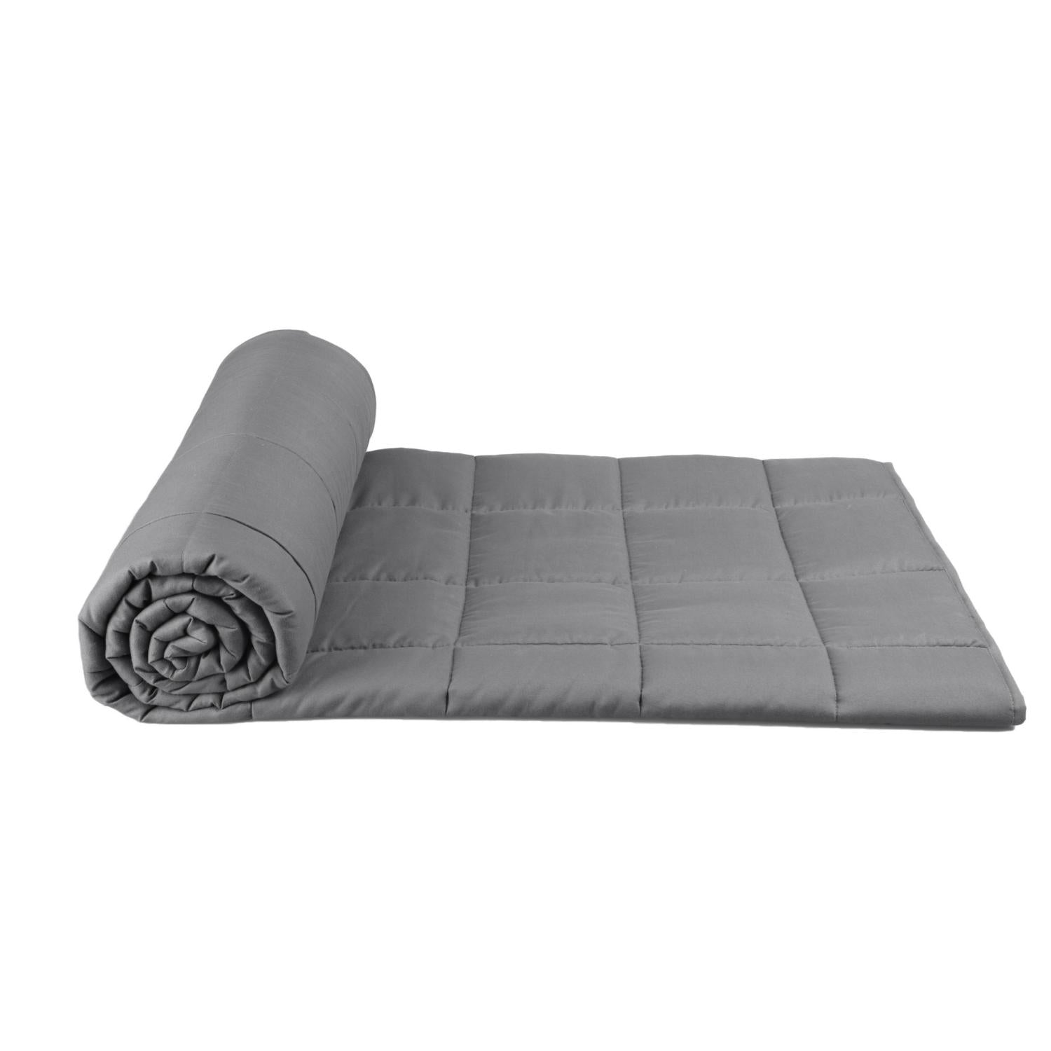 9KG Adults Weighted Blanket Queen Size Light Grey Gominimo