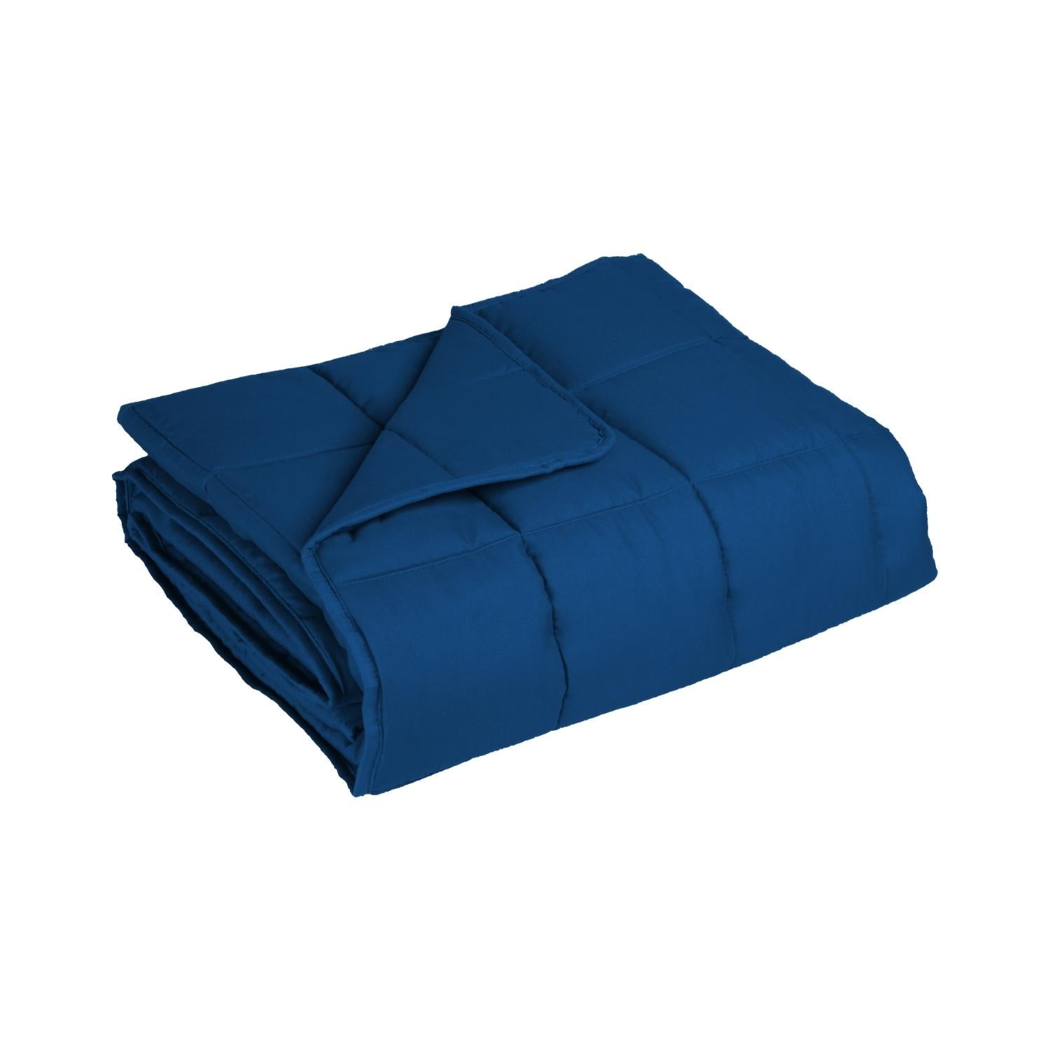 5-Layer Weighted Blanket 9KG Navy Blue, Queen Size – Gominimo