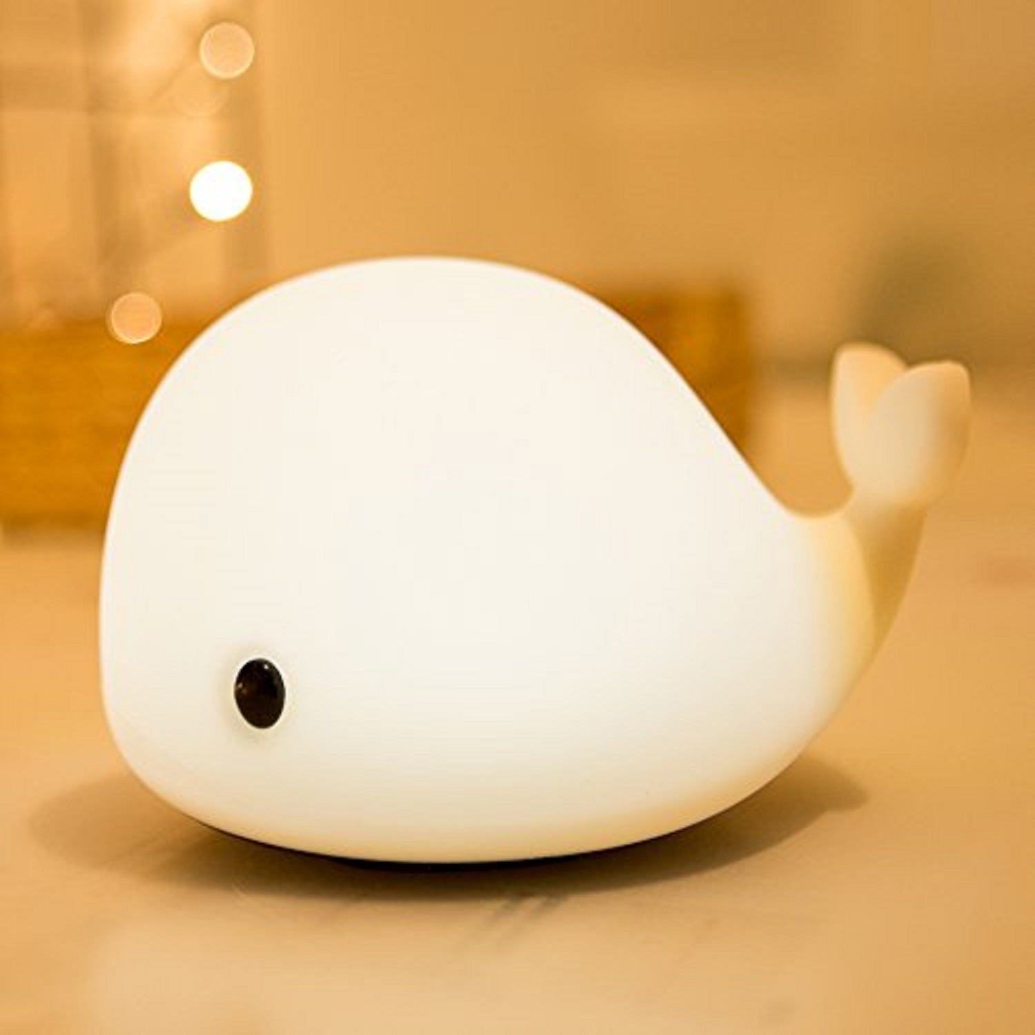 Colourful Touch Whale Night Lamp - Long Battery Life, GOMINIMO