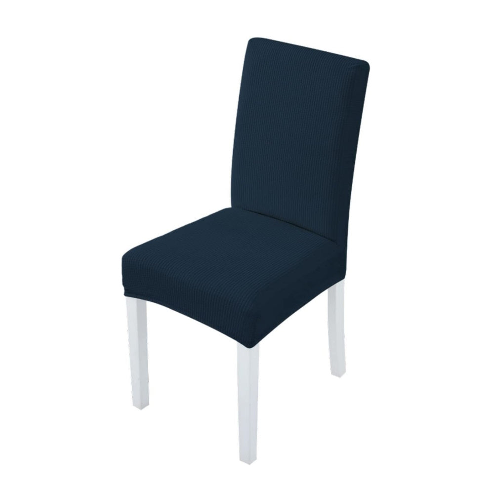 GOMINIMO 6pcs Dining Chair Slipcovers/ Protective Covers (Navy Blue)