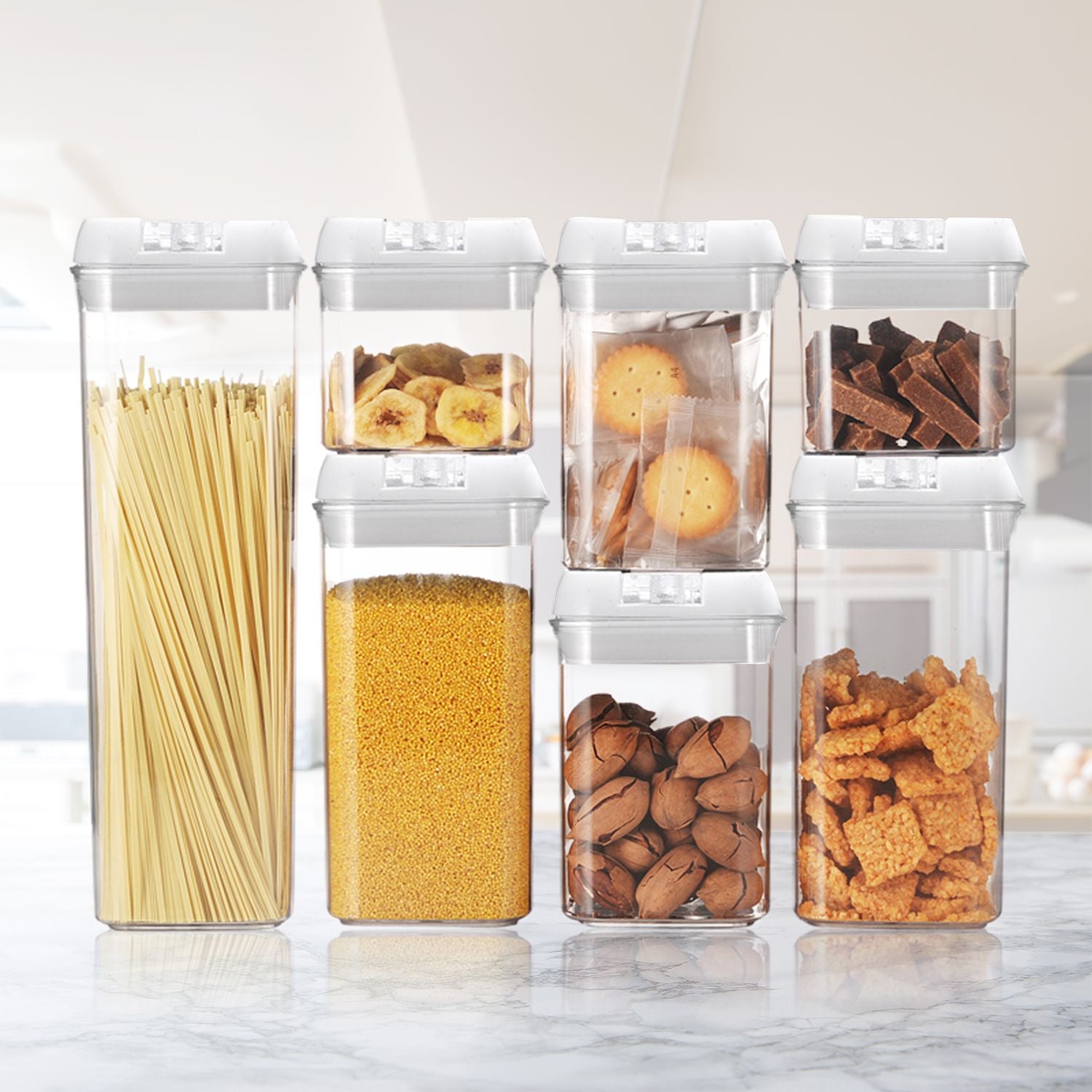 Airtight, BPA-Free Food Containers Set of 7 – GOMINIMO