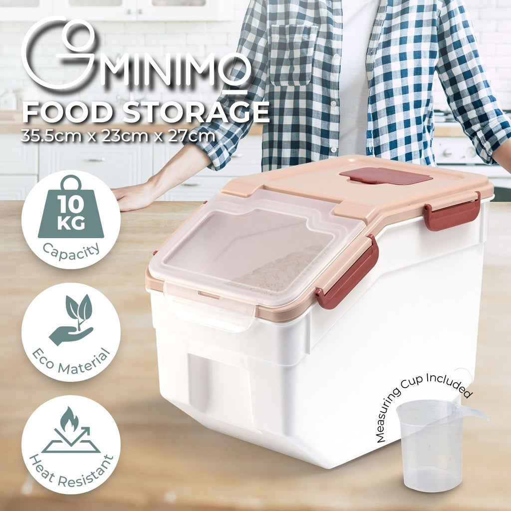 10KG Airtight Food Storage Container, Heat Resistant - Gominimo