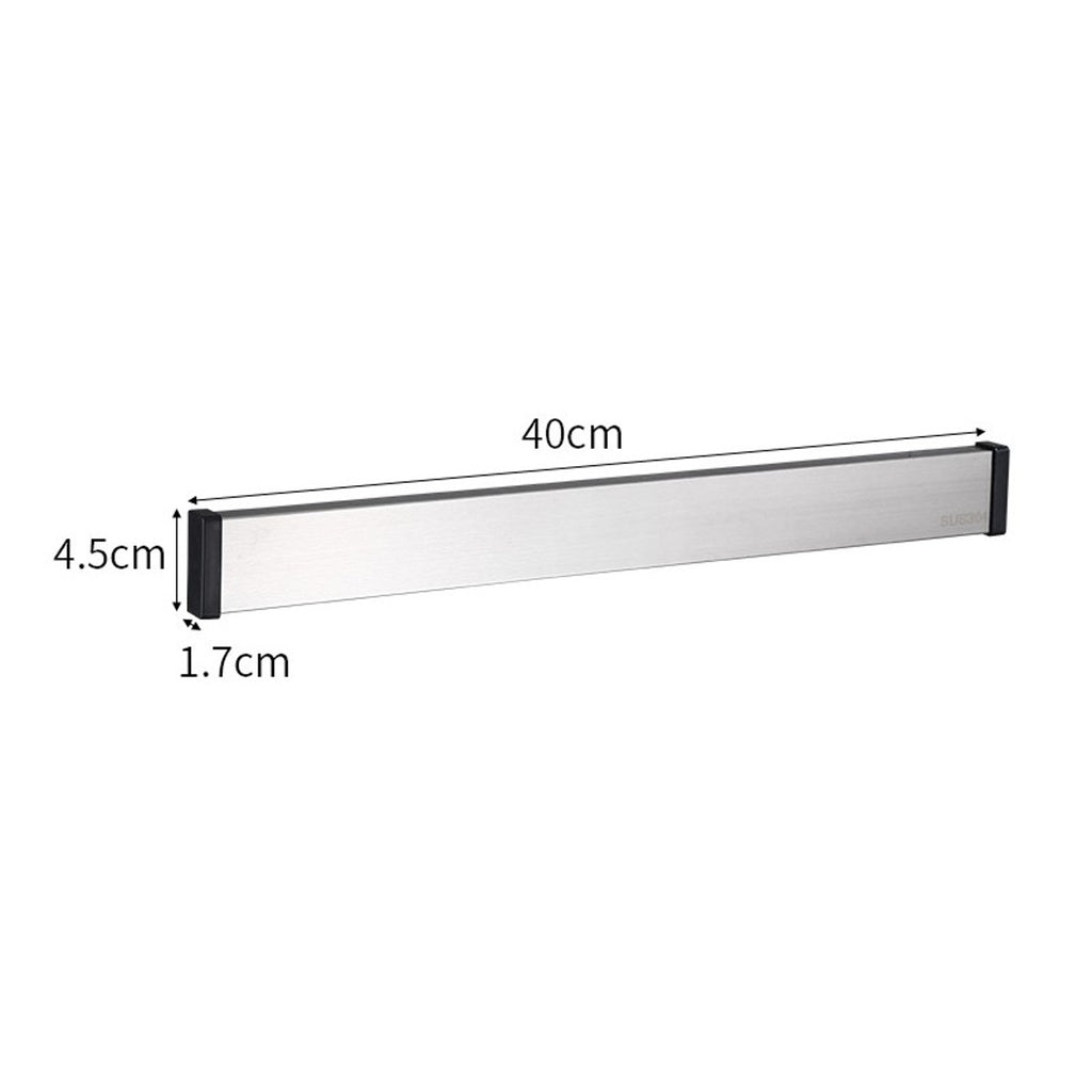 High-Quality Magnetic Knife Strip, 40cm, Stainless Steel