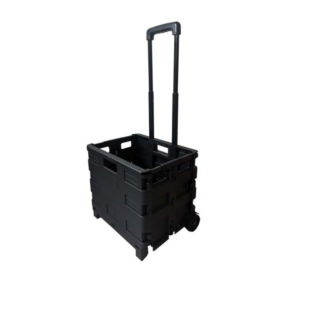 Portable Foldable Shopping Trolley with Wheels - GOMINIMO