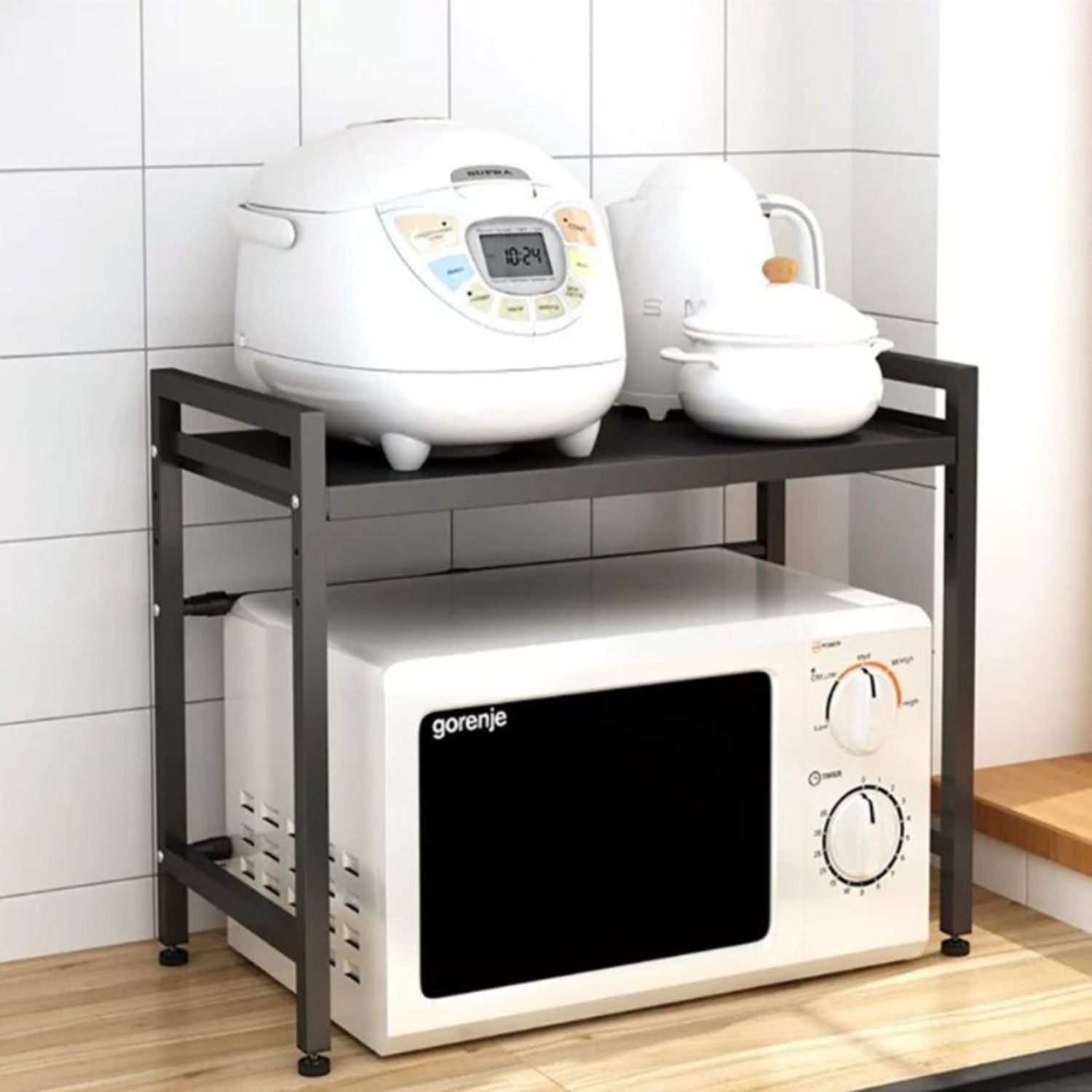 GOMINIMO Microwave Oven Rack 1 Tier