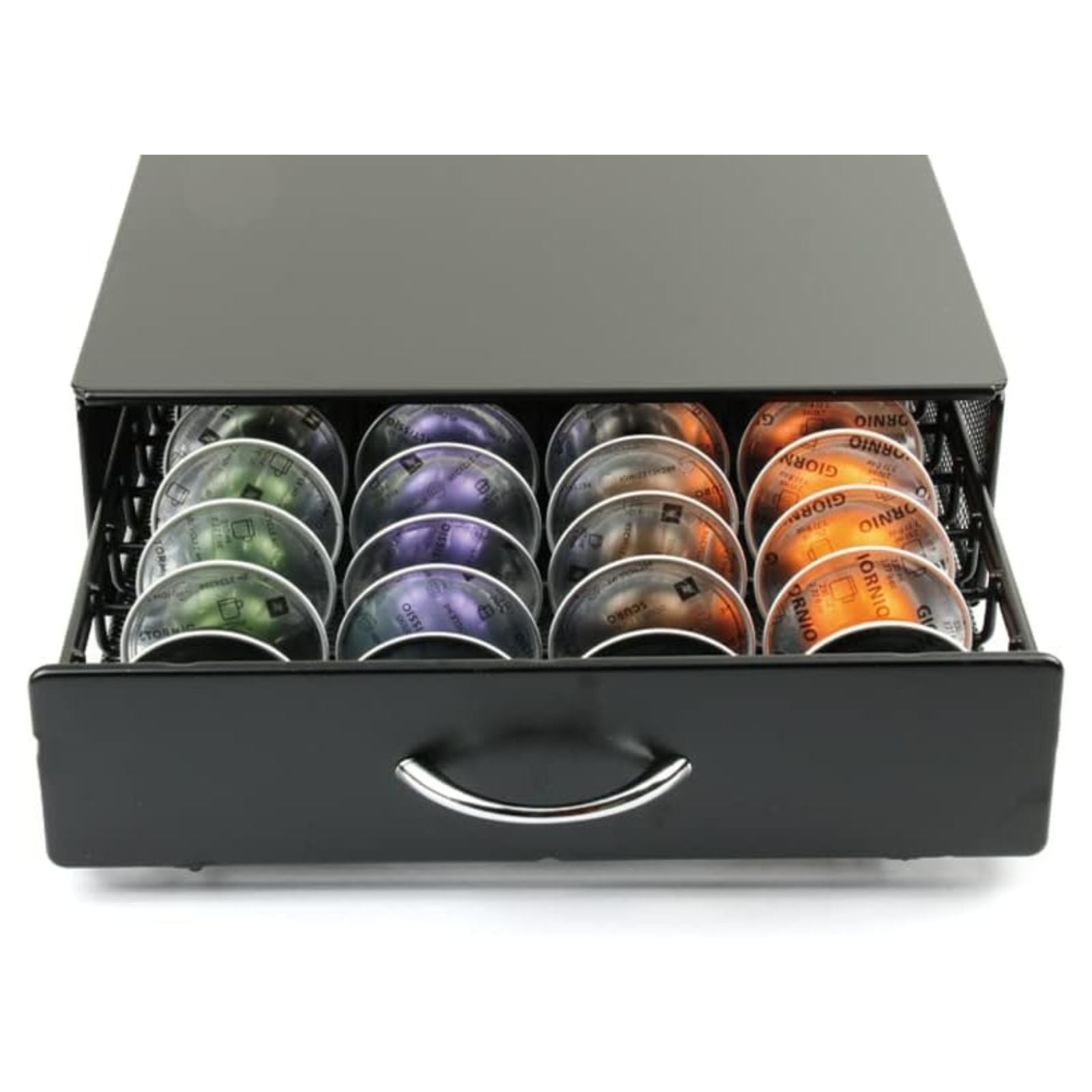 Non-Slip Iron Coffee Pod Holder Drawer, 40 Pods - Gominimo