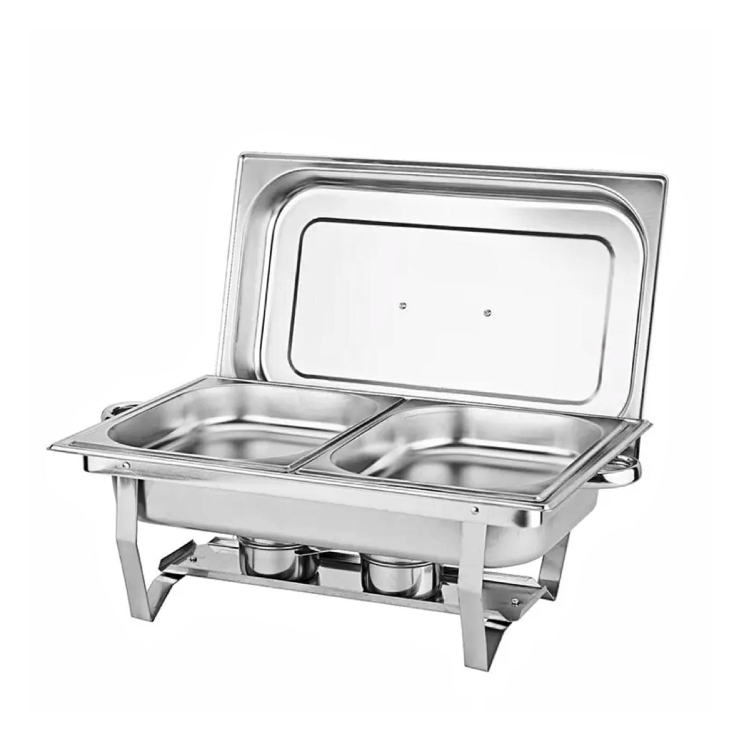 Stainless Steel Chafing Dish with Dual Trays, 9L - GOMINIMO