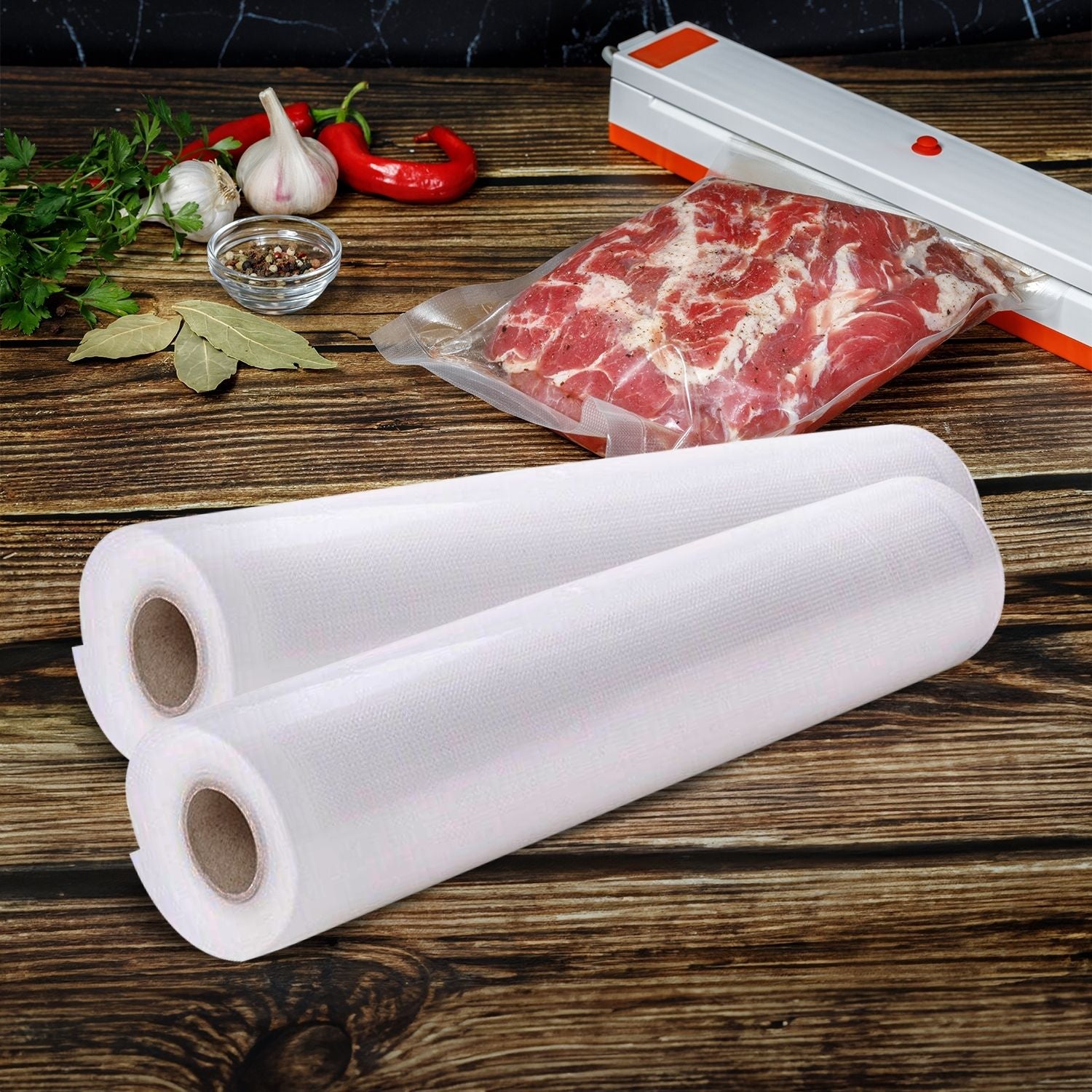 GOMINIMO 10 Pack Vacuum Food Sealer Rolls (28cm x 6m)