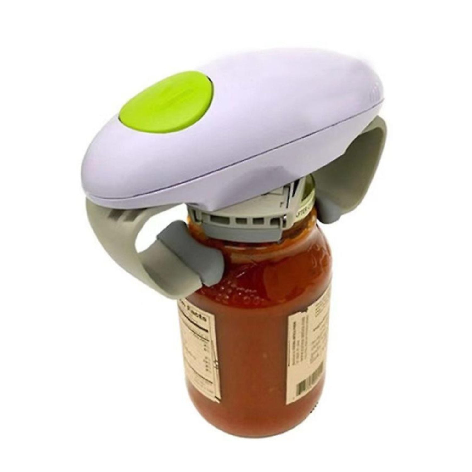 Versatile Automatic Jar Opener One Touch 30-88mm White Gominimo