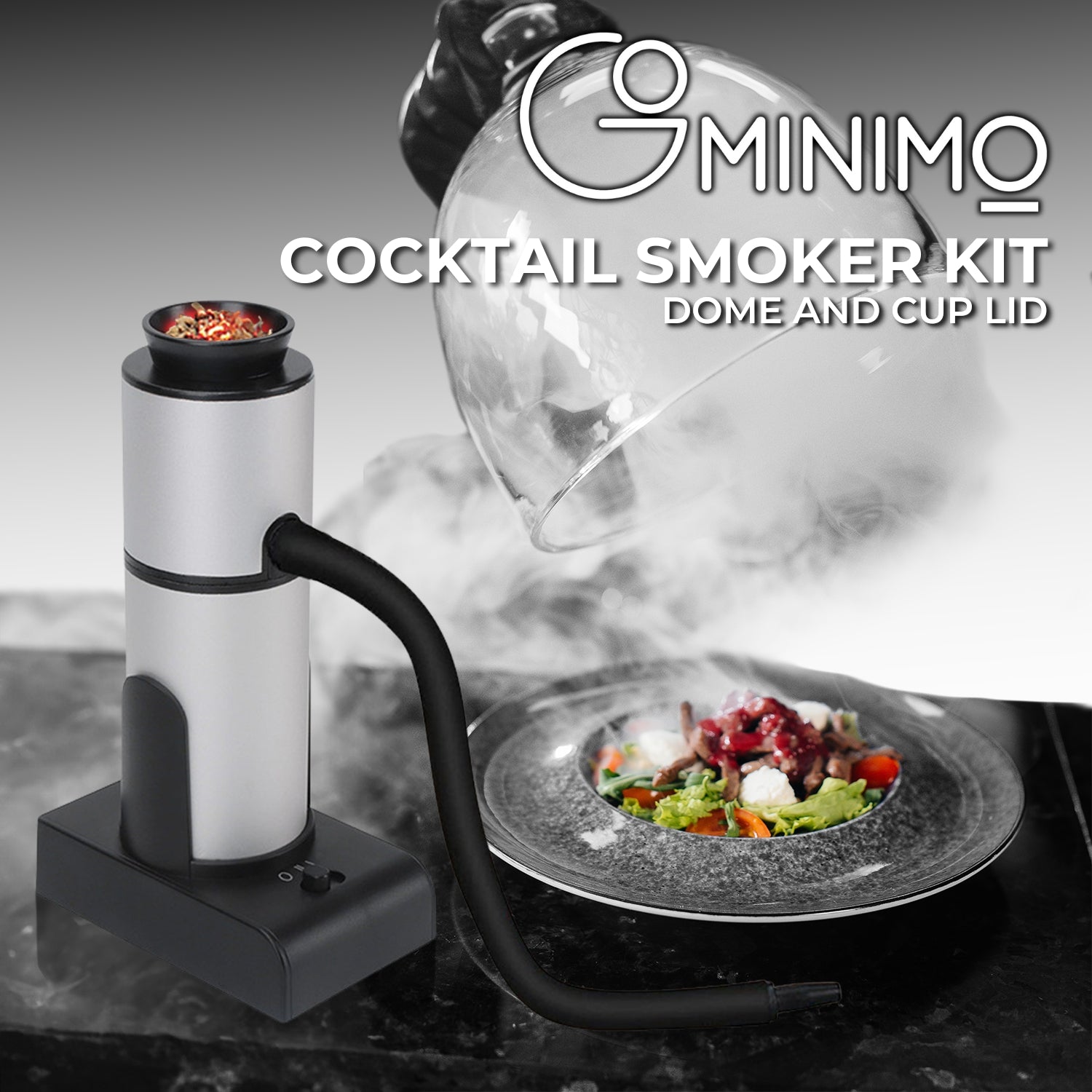 Instant Cold Smoke Cocktail & Food Smoker Kit - GOMINIMO