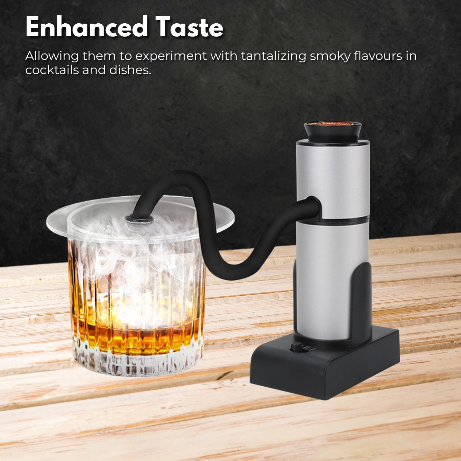 Instant Cold Smoke Cocktail & Food Smoker Kit - GOMINIMO