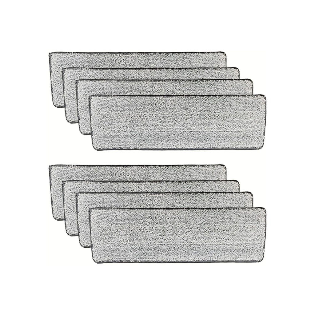 Reusable Microfiber Mop Pads 8 Pack for Hardwood, Tile - Gominimo