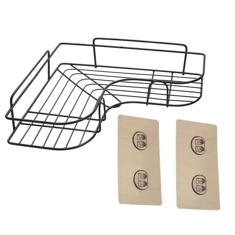 Rustproof Corner Shower Caddy with Hooks & Adhesive, Gominimo