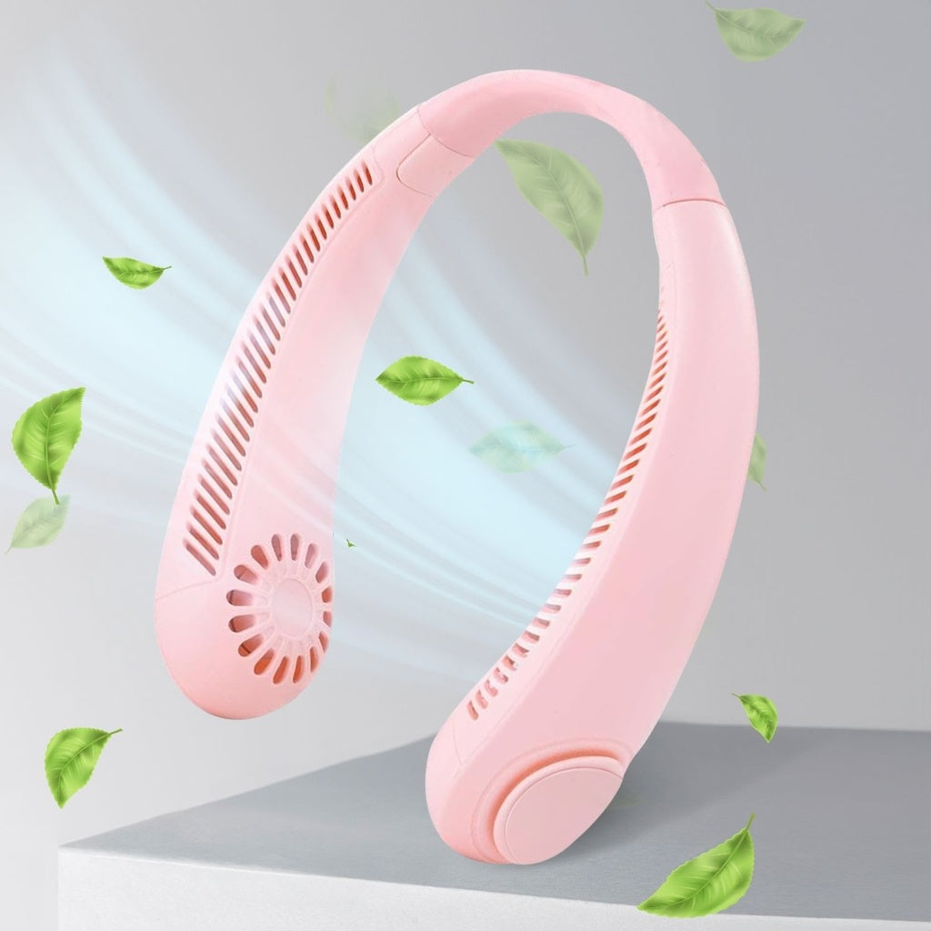 Hands-Free Portable Neck Fan, Adjustable Speeds - Gominimo