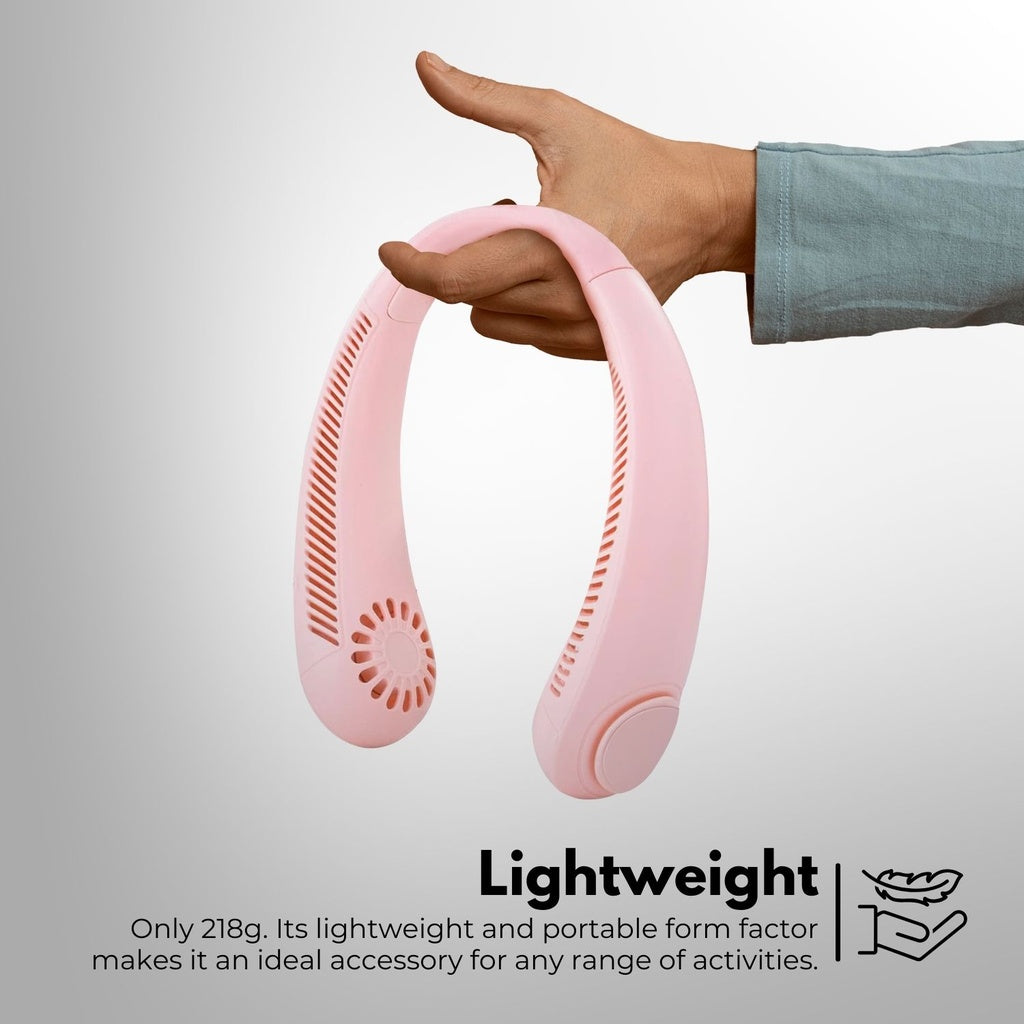 Hands-Free Portable Neck Fan, Adjustable Speeds - Gominimo